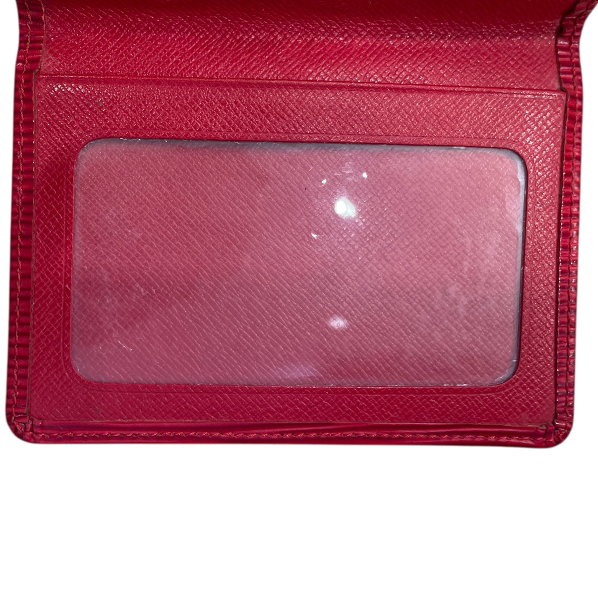 LOUIS VUITTON/Bifold Wallet/Leather/RED/Louis Vuitton view 5