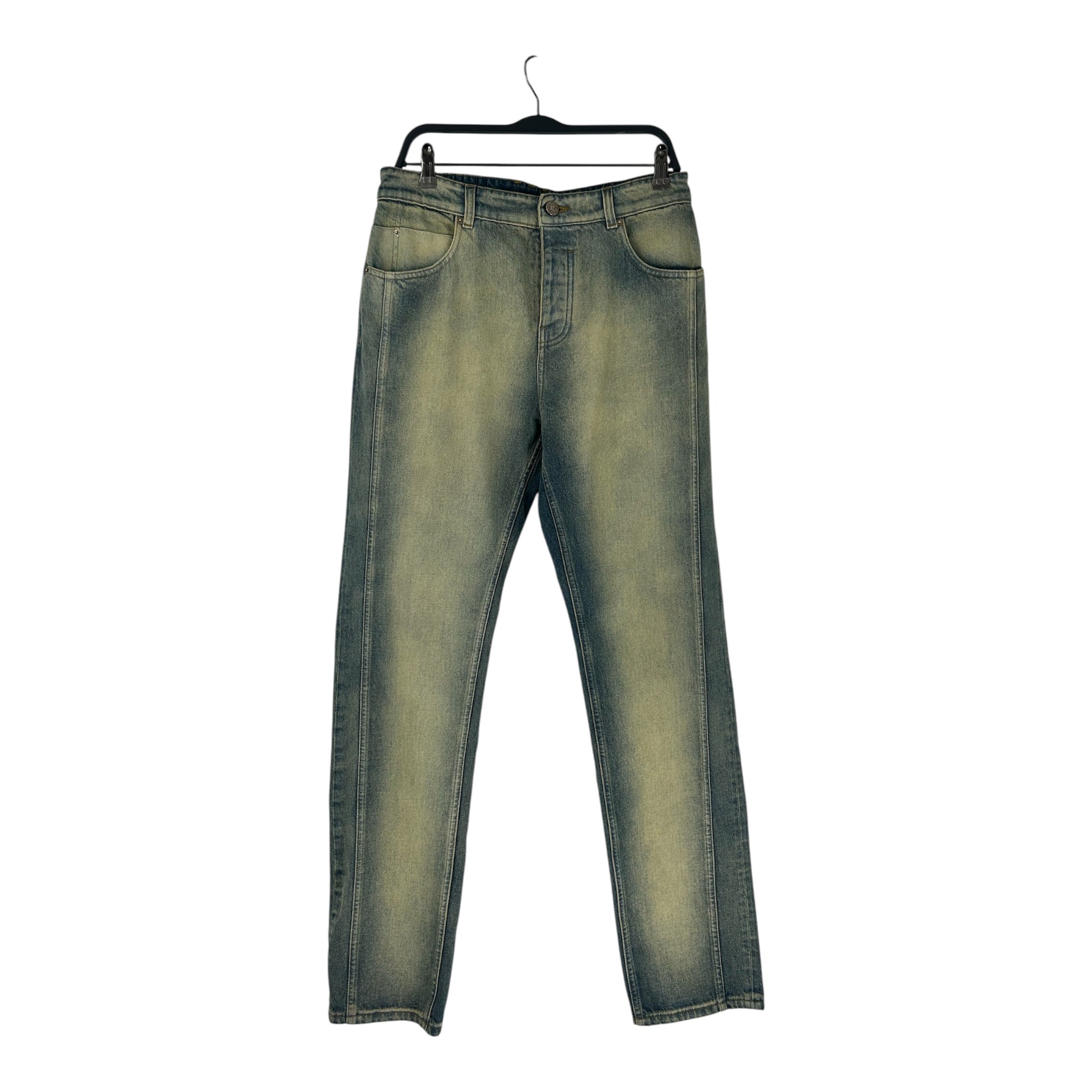 BALMAIN/Straight Pants/30/Denim/BLU/YELLOW TINT FADE 115DG21 view 1