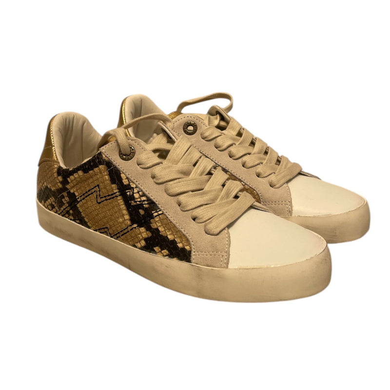 Zadig&Voltaire/Low-Sneakers/EU 36/Animal Pattern/Leather/WHT/Used Wild