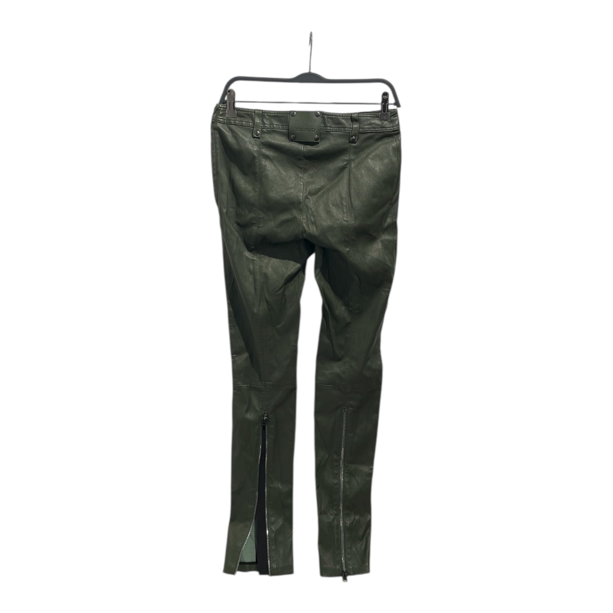 TOM FORD/Skinny Pants/42/Leather/GRN/ view 2