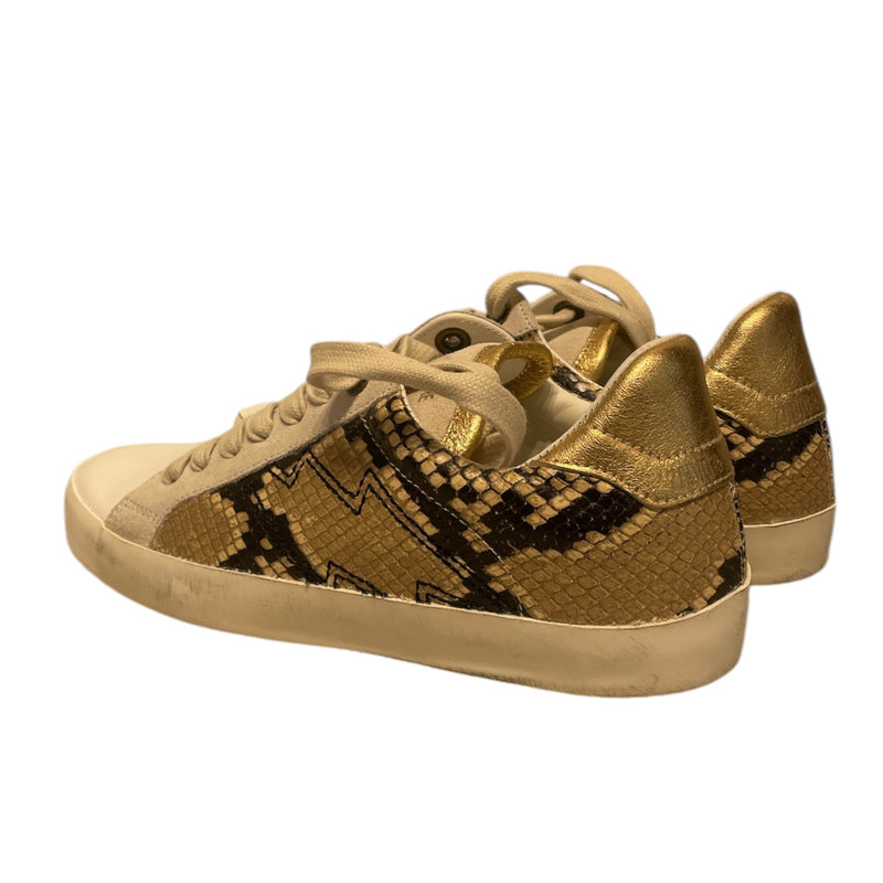 Zadig&Voltaire/Low-Sneakers/EU 36/Animal Pattern/Leather/WHT/Used Wild