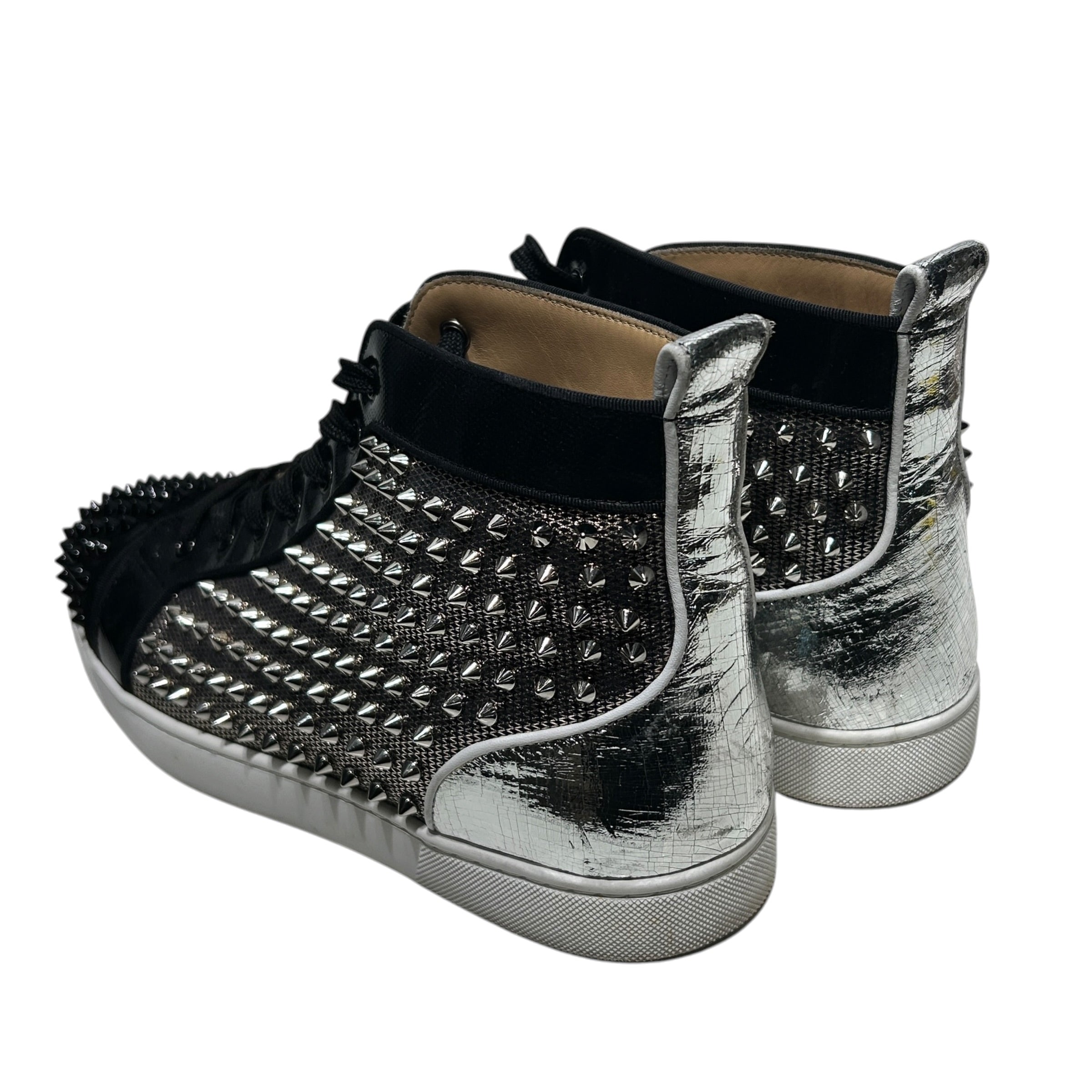 Christian Louboutin/Hi-Sneakers/EU 45/Suede/BLK/ view 2