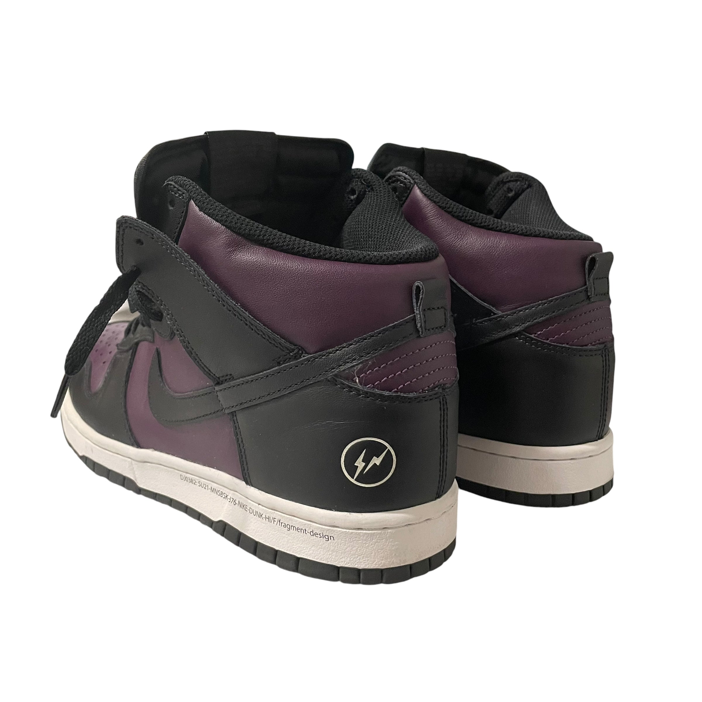 NIKE/DUNK HI /Hi-Sneakers/US 11/Leather/PPL/DJ0382-600 view 2