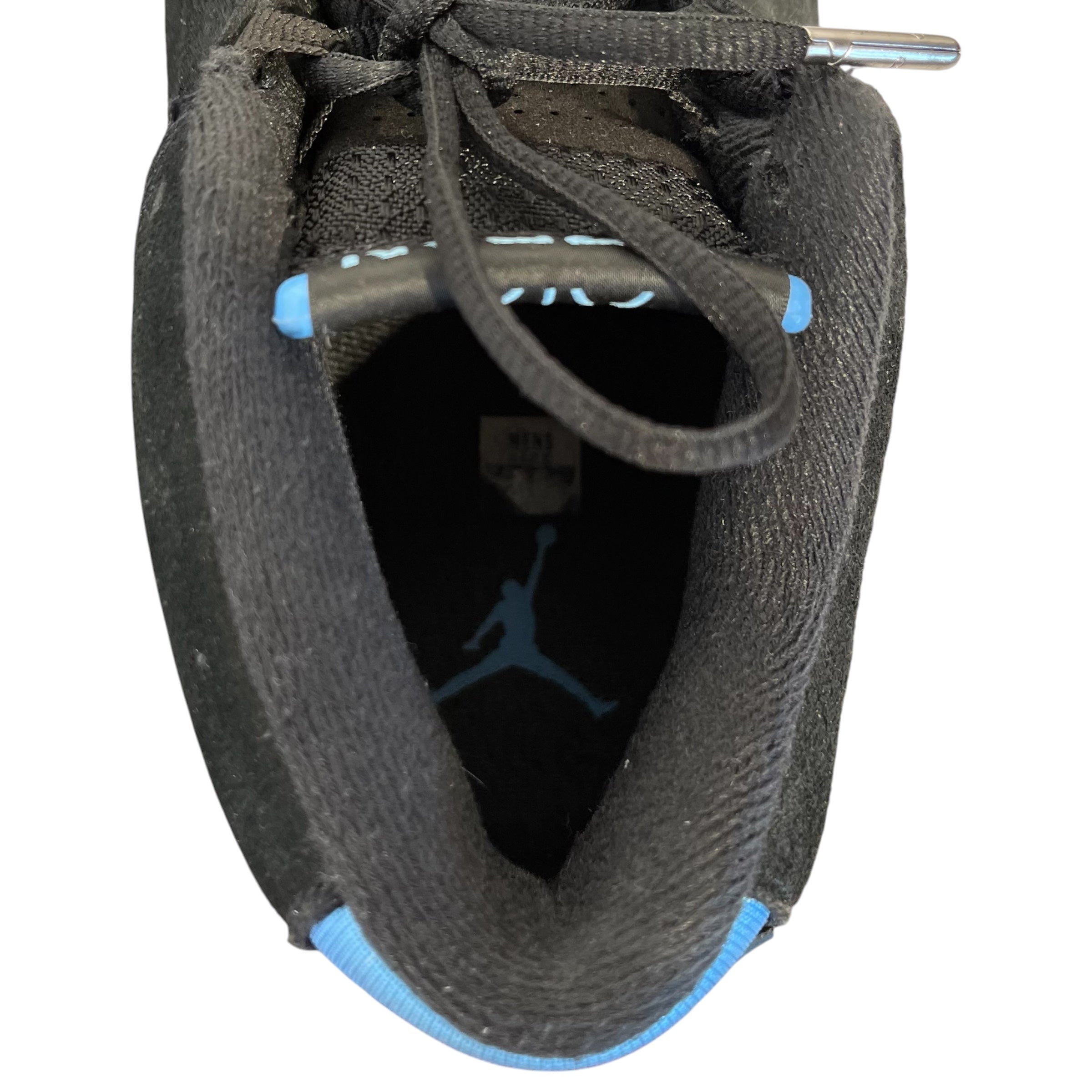 JORDAN BRAND/Hi-Sneakers/US 9.5/BLK/jordan 14 retro blk/blu view 3