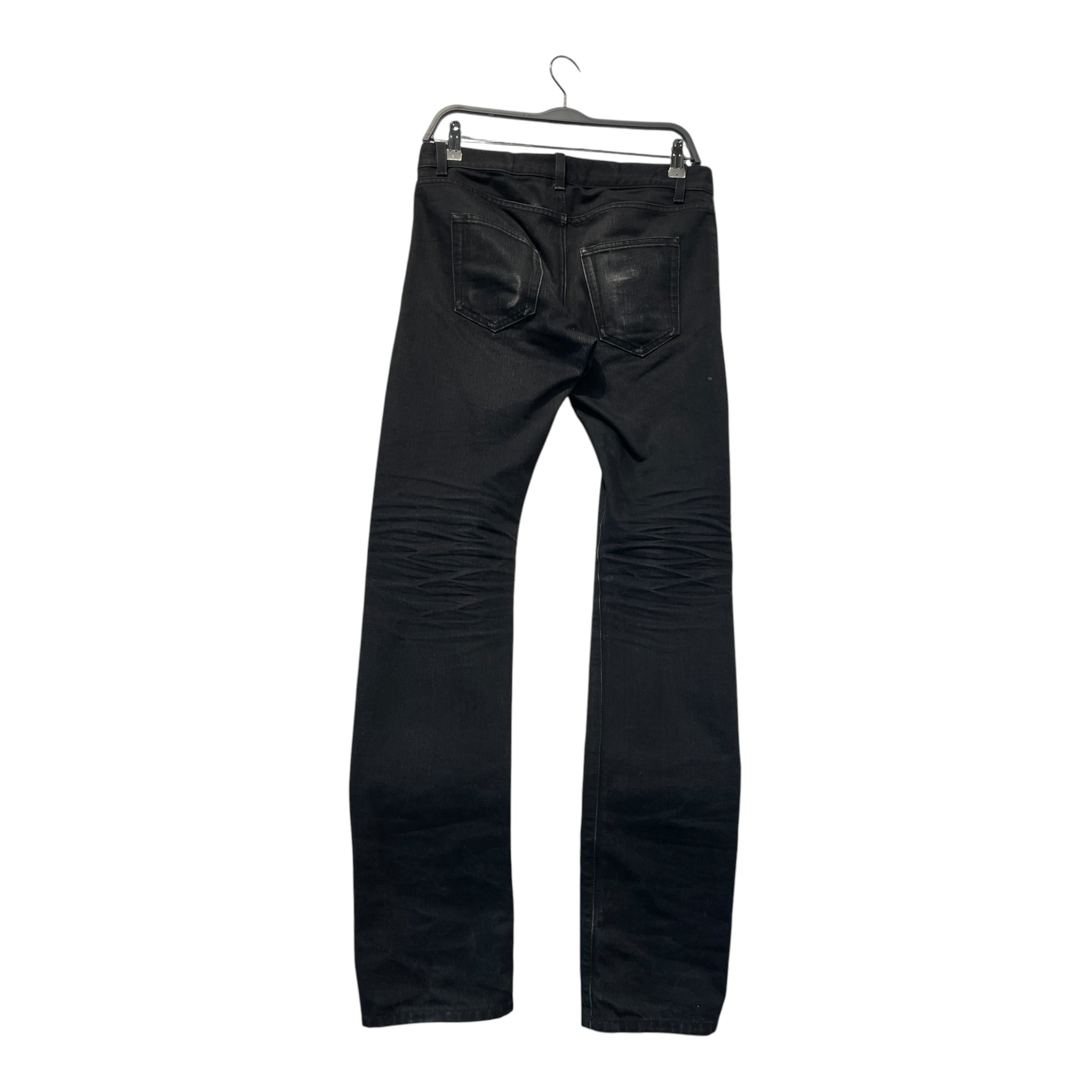 YVES SAINT LAURENT/Skinny Pants/28/Cotton/BLK/Slim Fit D18 view 2