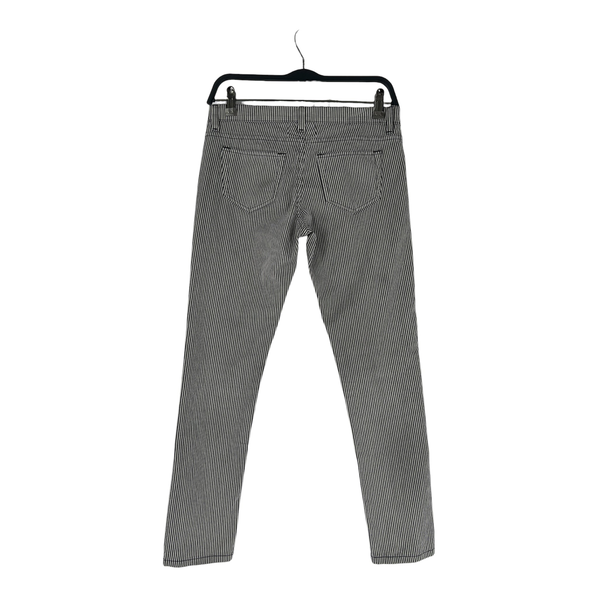 SAINT LAURENT/Skinny Pants/27/Stripe/Cotton/WHT/PINSTRIPE 2013 RW view 2