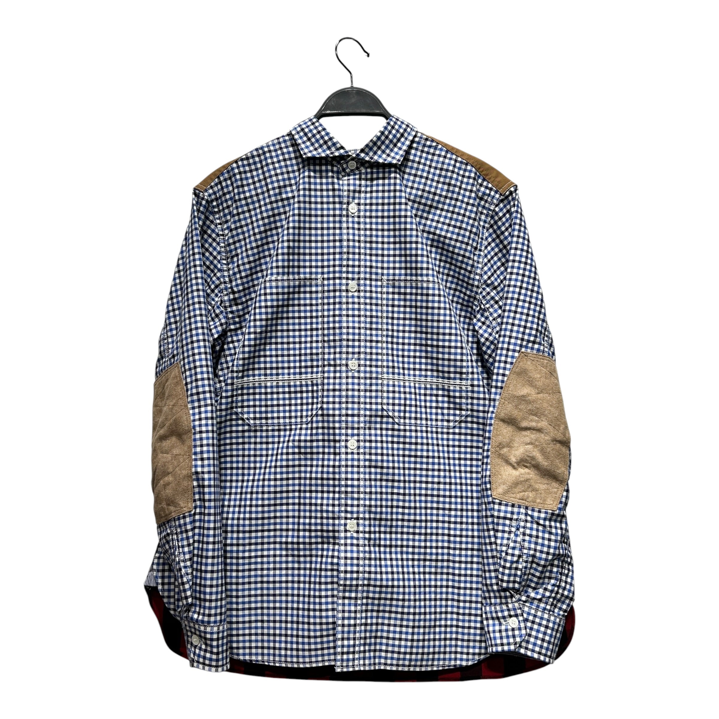 JUNYA WATANABE COMME des GARCONS/LS Shirt/M/Cotton/BLU/All Over Print/ view 1