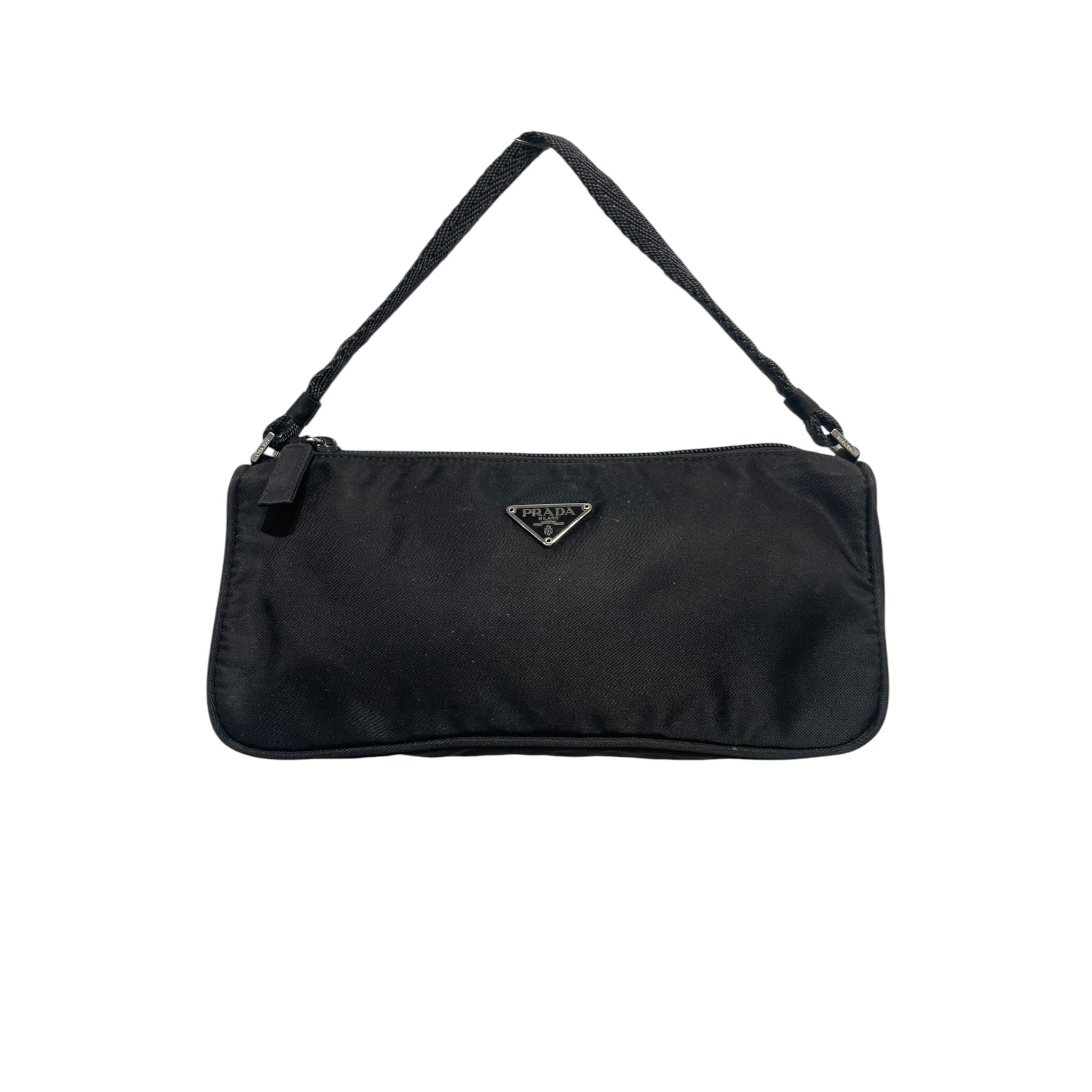 PRADA/Clutch Bag/Nylon/BLK/nylon shoulder bag view 1