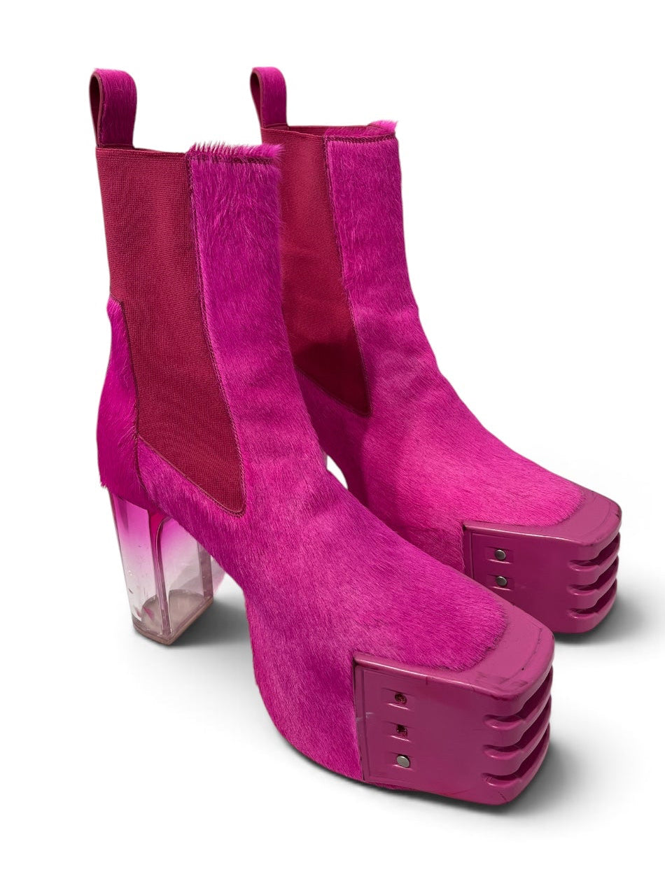 Rick Owens/Shoes/EU 43/PNK/PONYHAIR KISS HEELS view 1