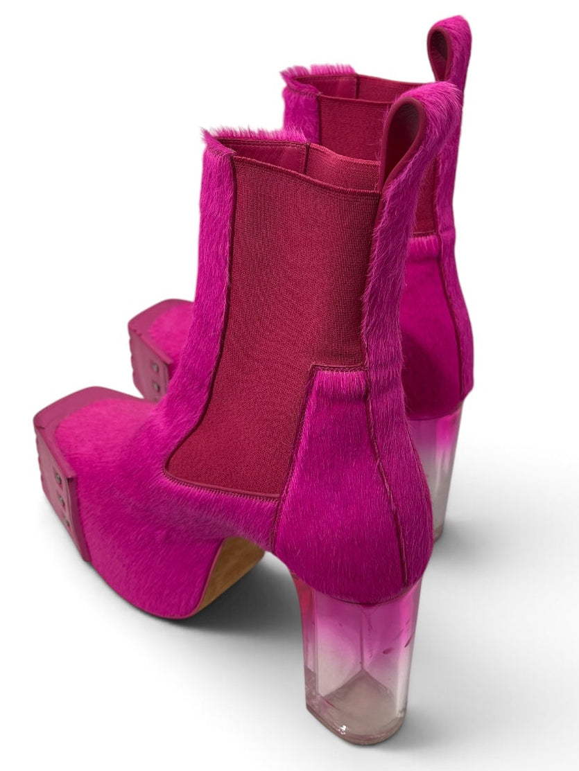 Rick Owens/Shoes/EU 43/PNK/PONYHAIR KISS HEELS view 2