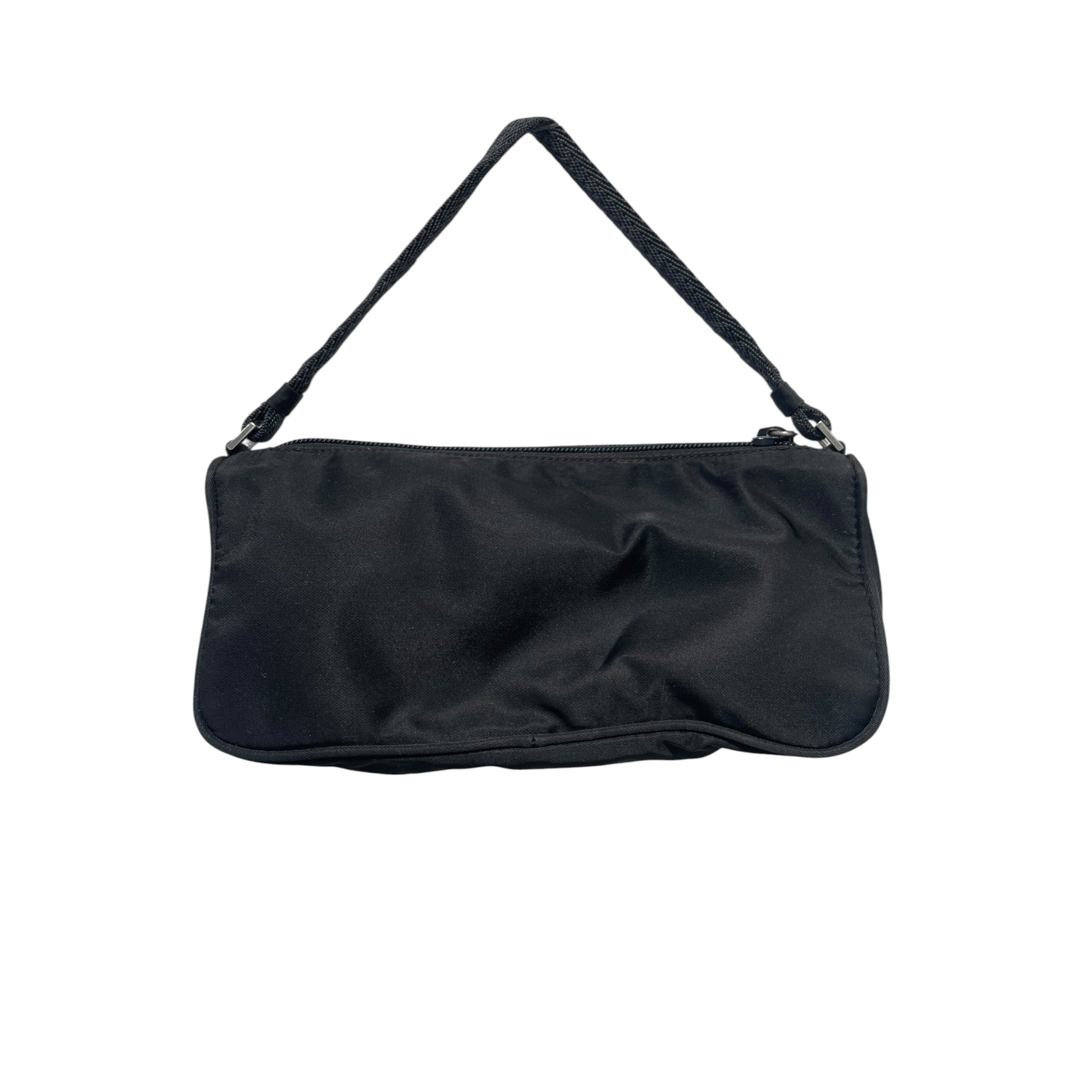 PRADA/Clutch Bag/Nylon/BLK/nylon shoulder bag view 2