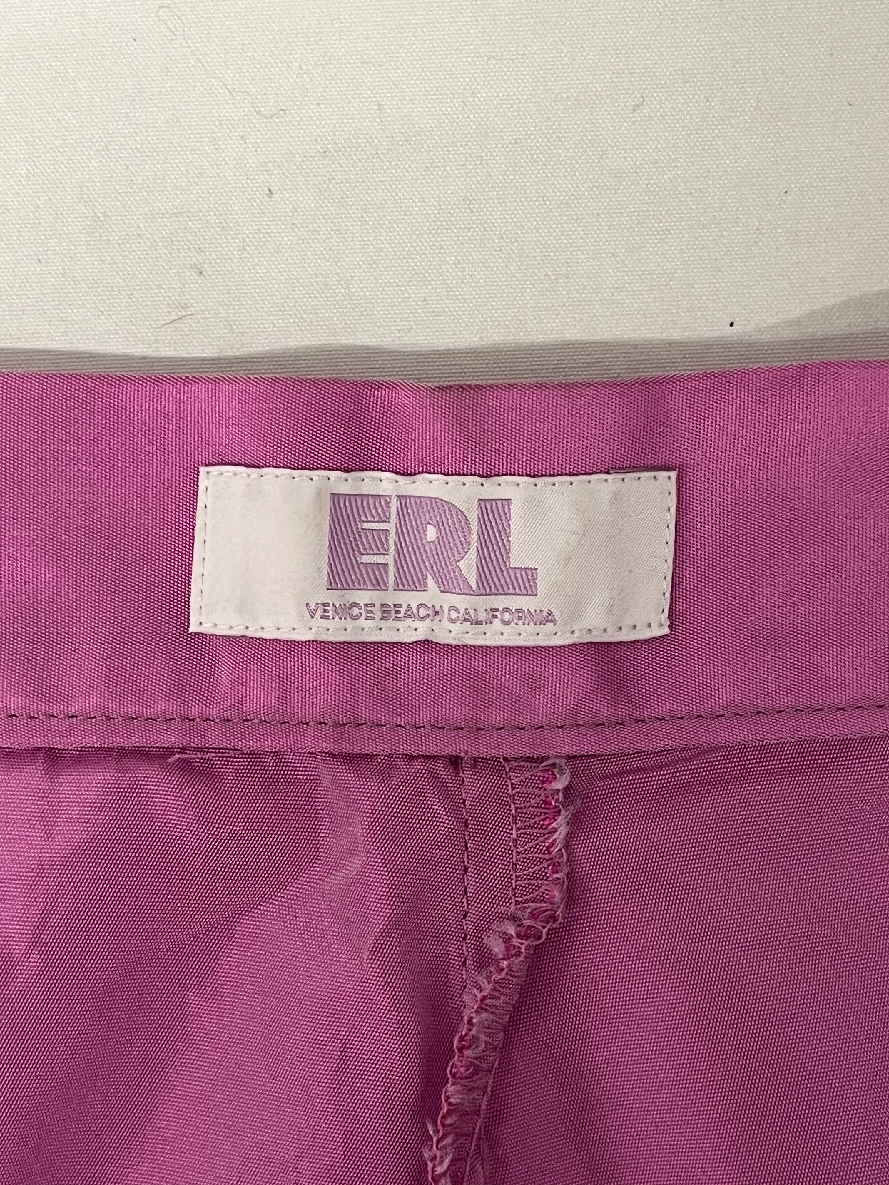 ERL/Straight Pants/L/Polyester/PNK/NO BELT LOOPS view 3