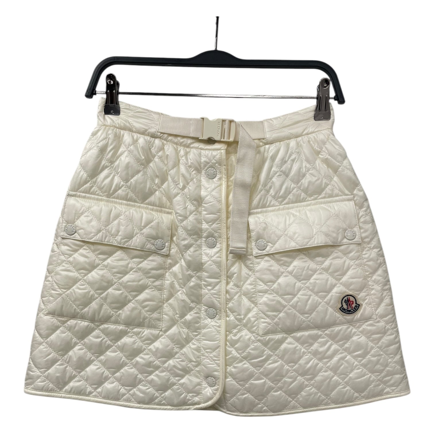 MONCLER/Skirt/40/Nylon/WHT/ view 1