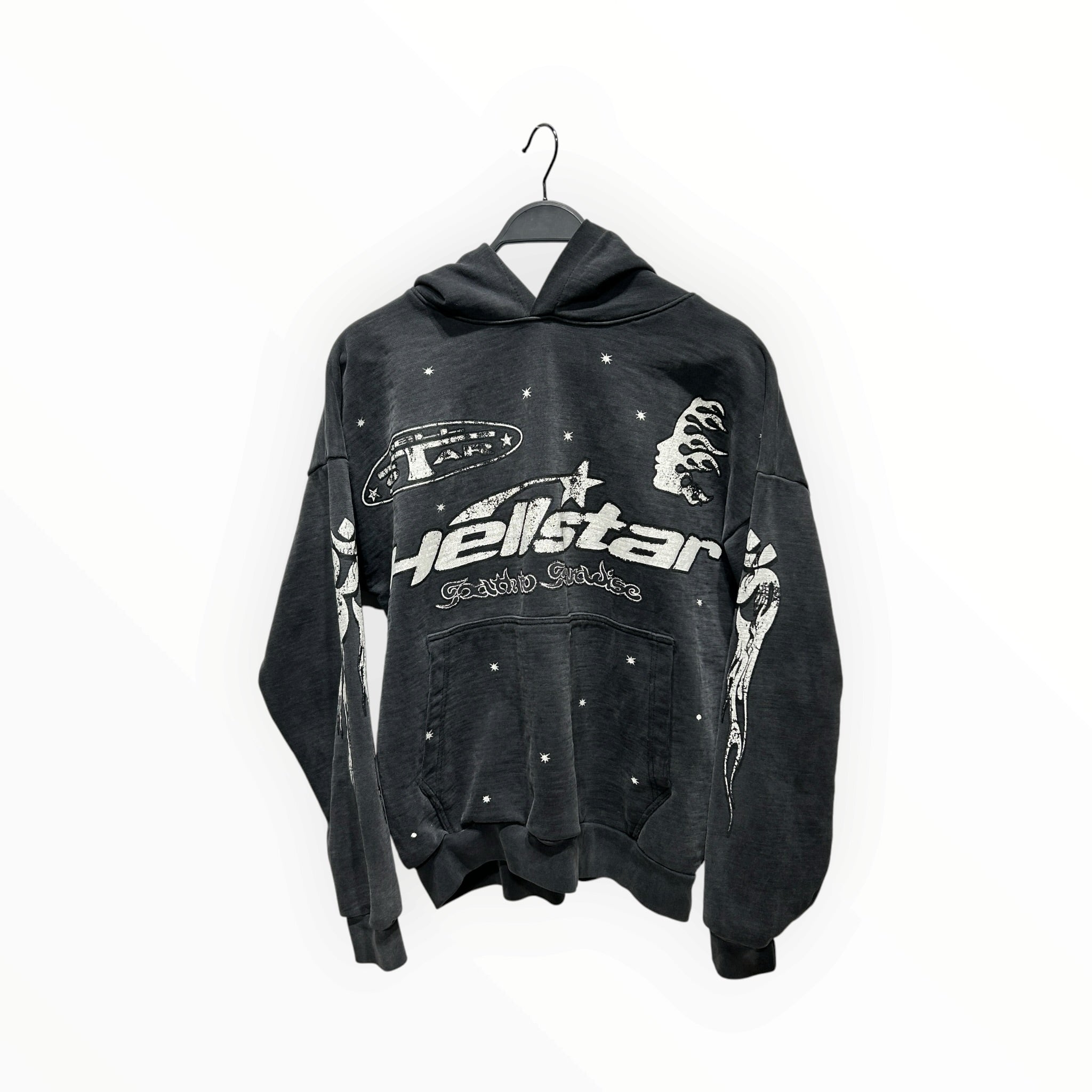 HELLSTAR/Hoodie/L/Cotton/GRY/PATH TO PARADISE view 1