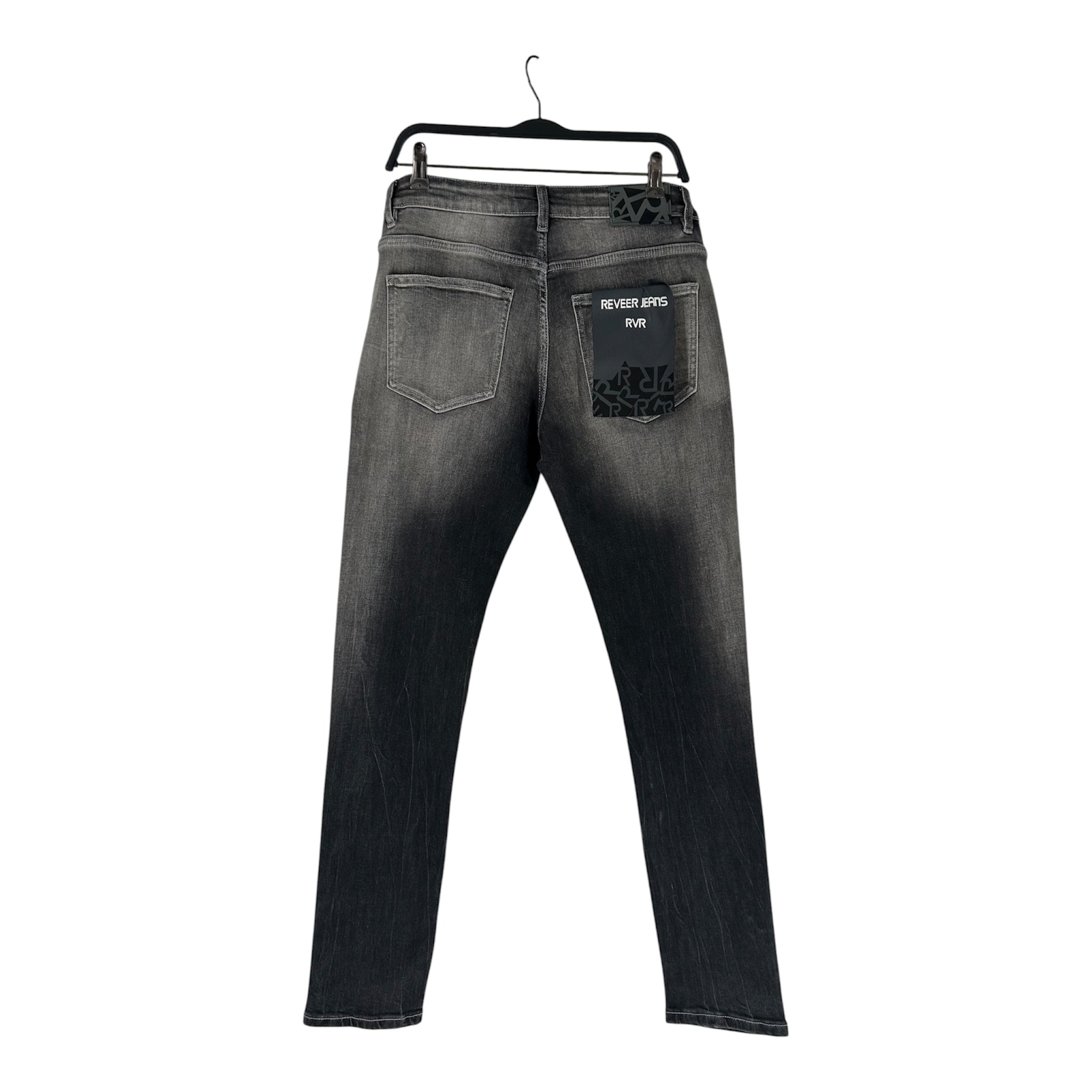 REVEER/Straight Pants/32/Denim/GRY/FRONT LOGO SCRIPT view 2
