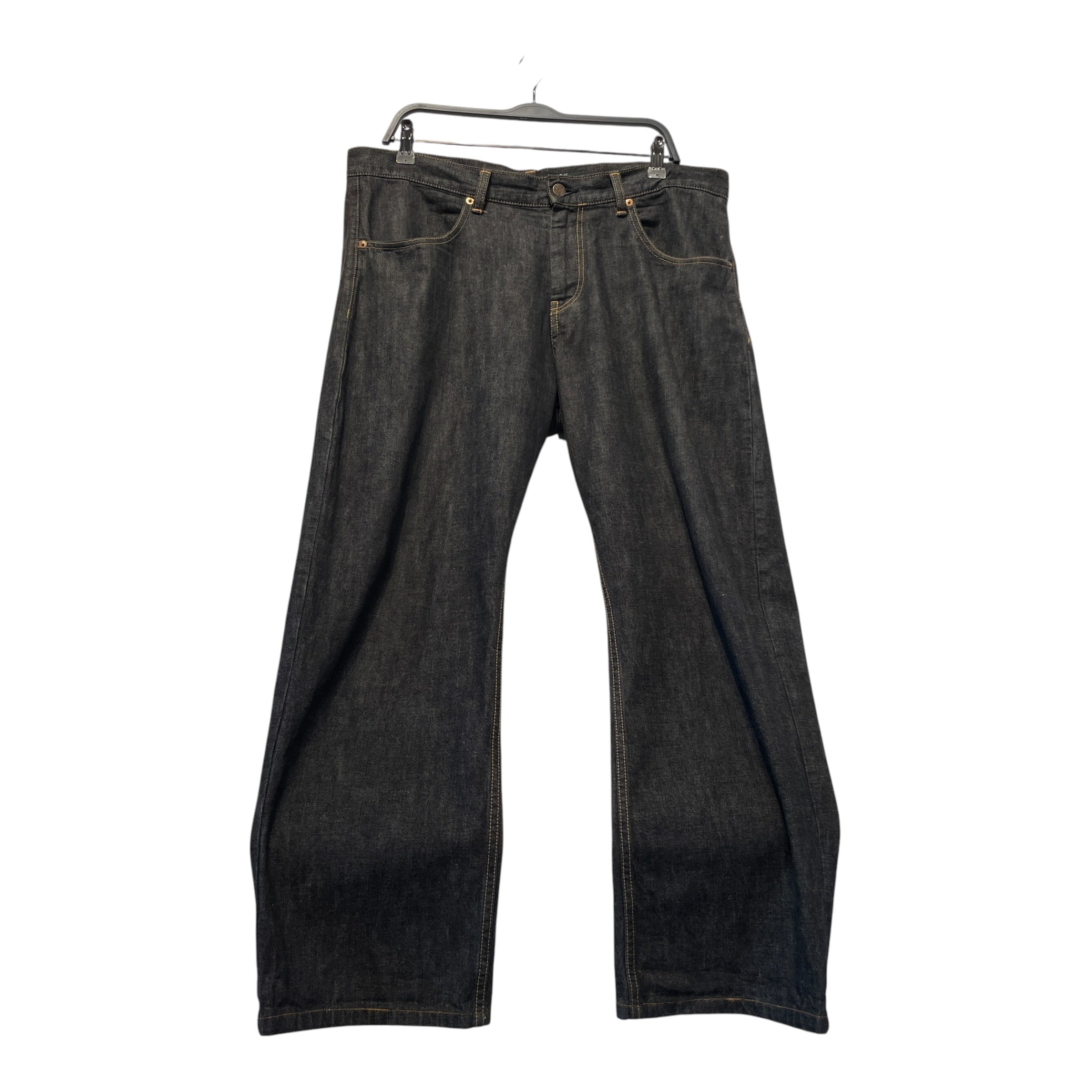 Y(Yohji Yamamoto)/Pants/3/Cotton/BLU/Asymmetrical Sideways denim view 1