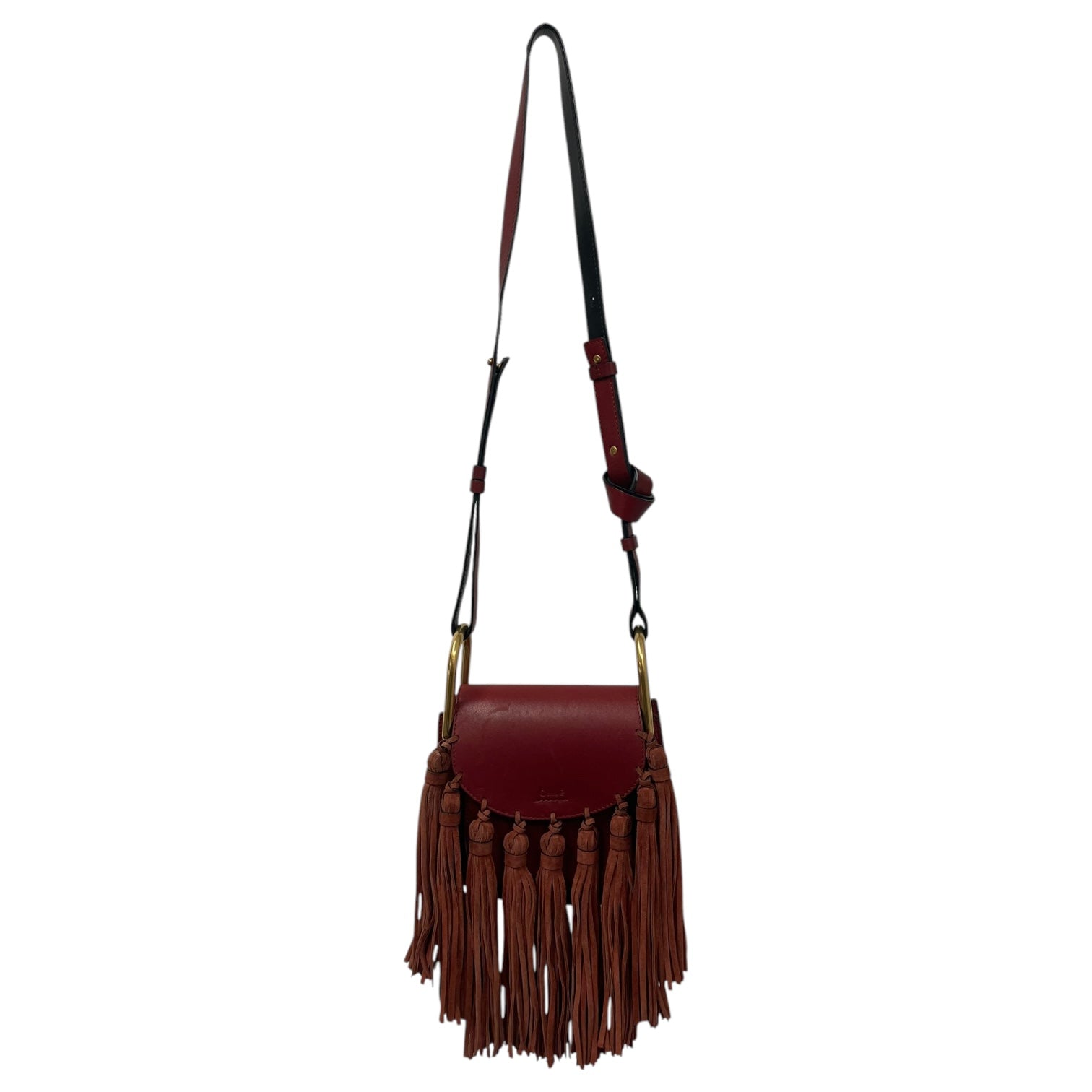 Chloe/Cross Body Bag/OS/Leather/BRD/HUDSON FRINGE view 1