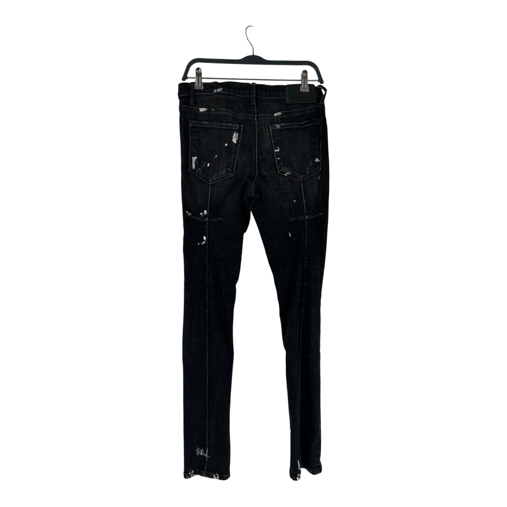 RtA/Skinny Pants/30/Cotton/BLK/DISTRSSED W PAINT view 2
