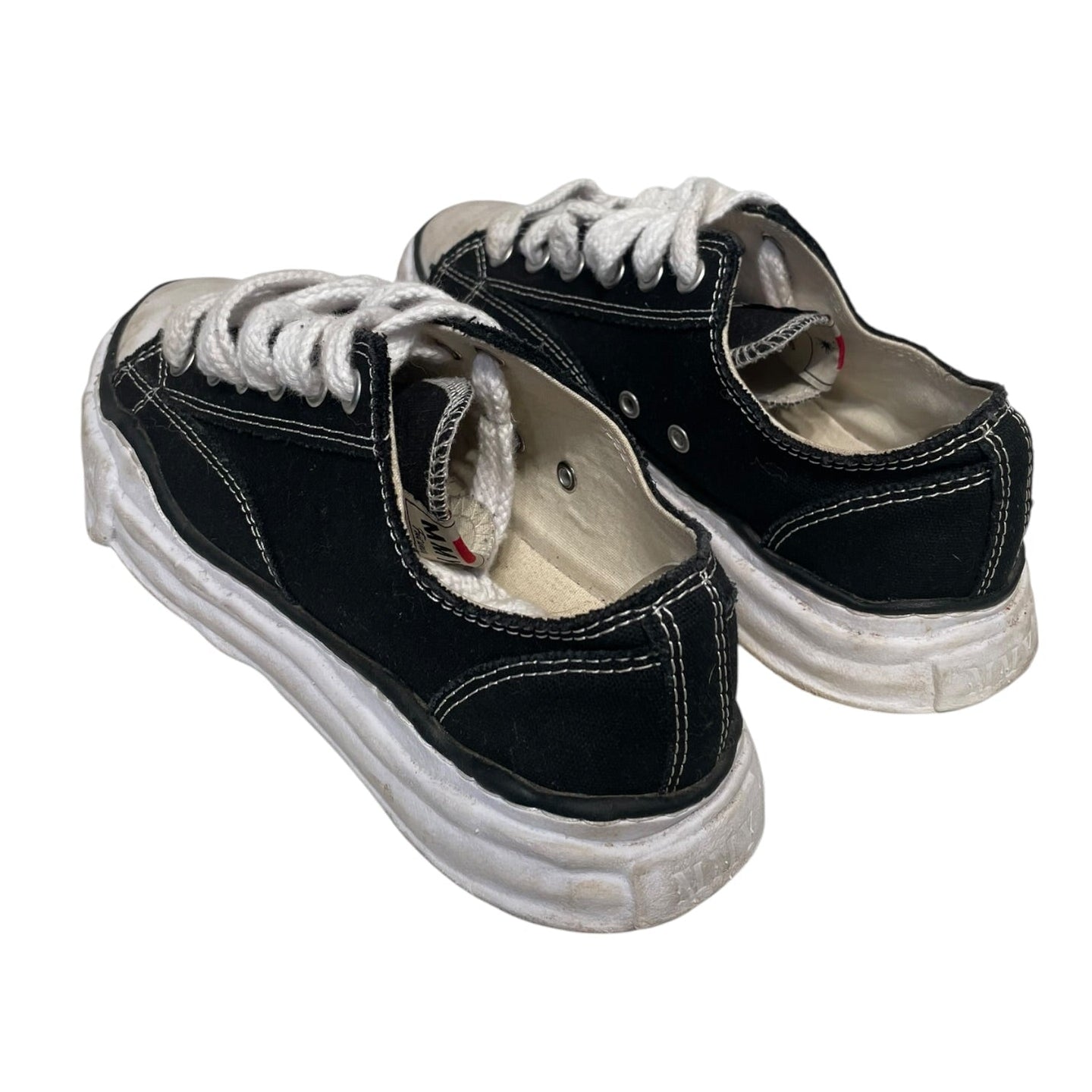 MIHARA YASUHIRO/Low-Sneakers/EU 43/Cotton/BLK/THICK LACES SHOES view 2