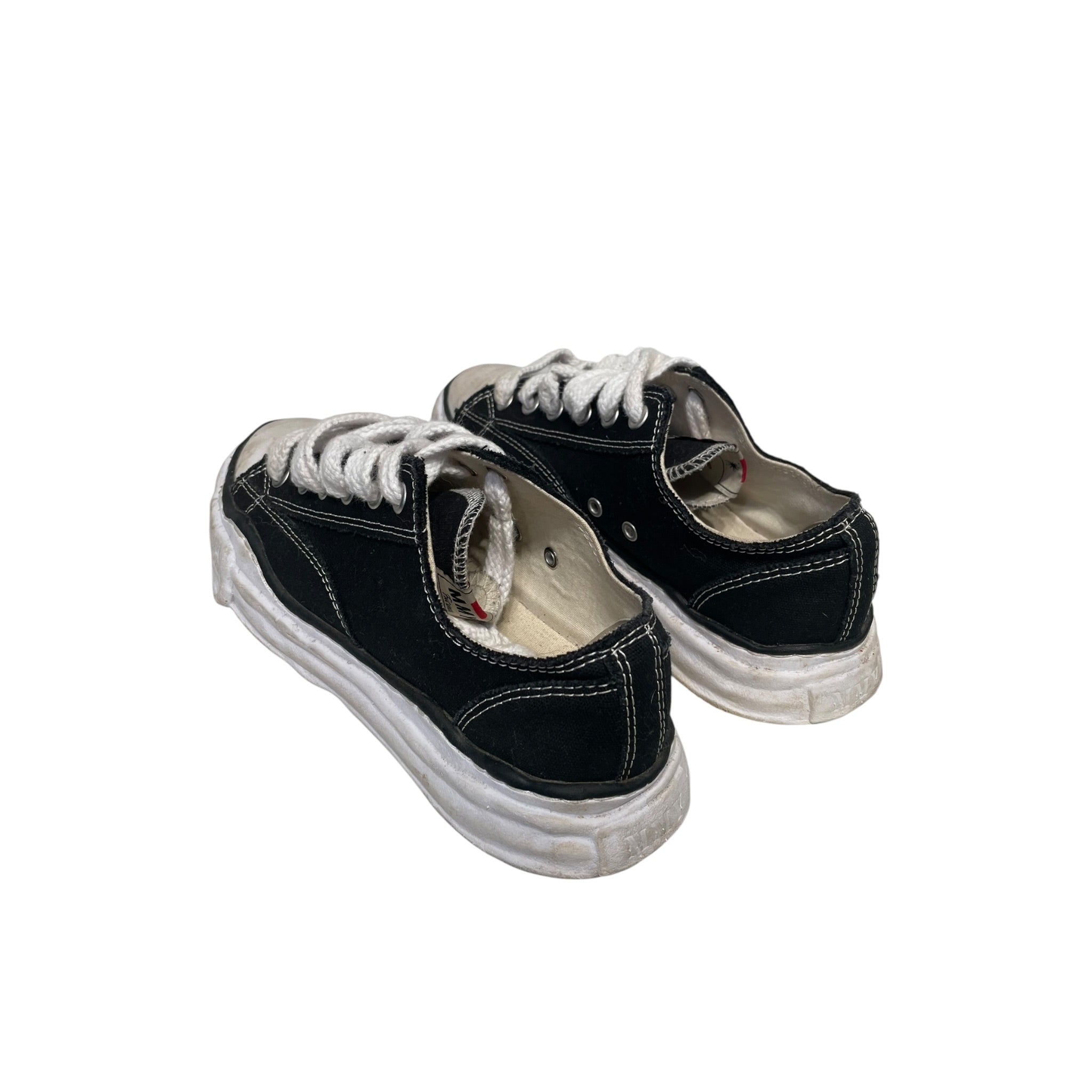 MIHARA YASUHIRO/Low-Sneakers/EU 43/Cotton/BLK/THICK LACES SHOES view 2