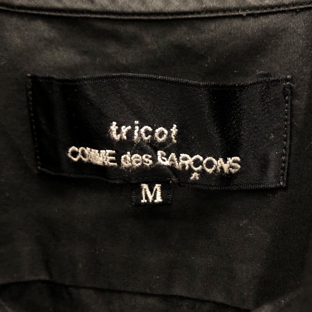 tricot COMME des GARCONS/LS Shirt/M/Cotton/BLK/Bow Collar view 3