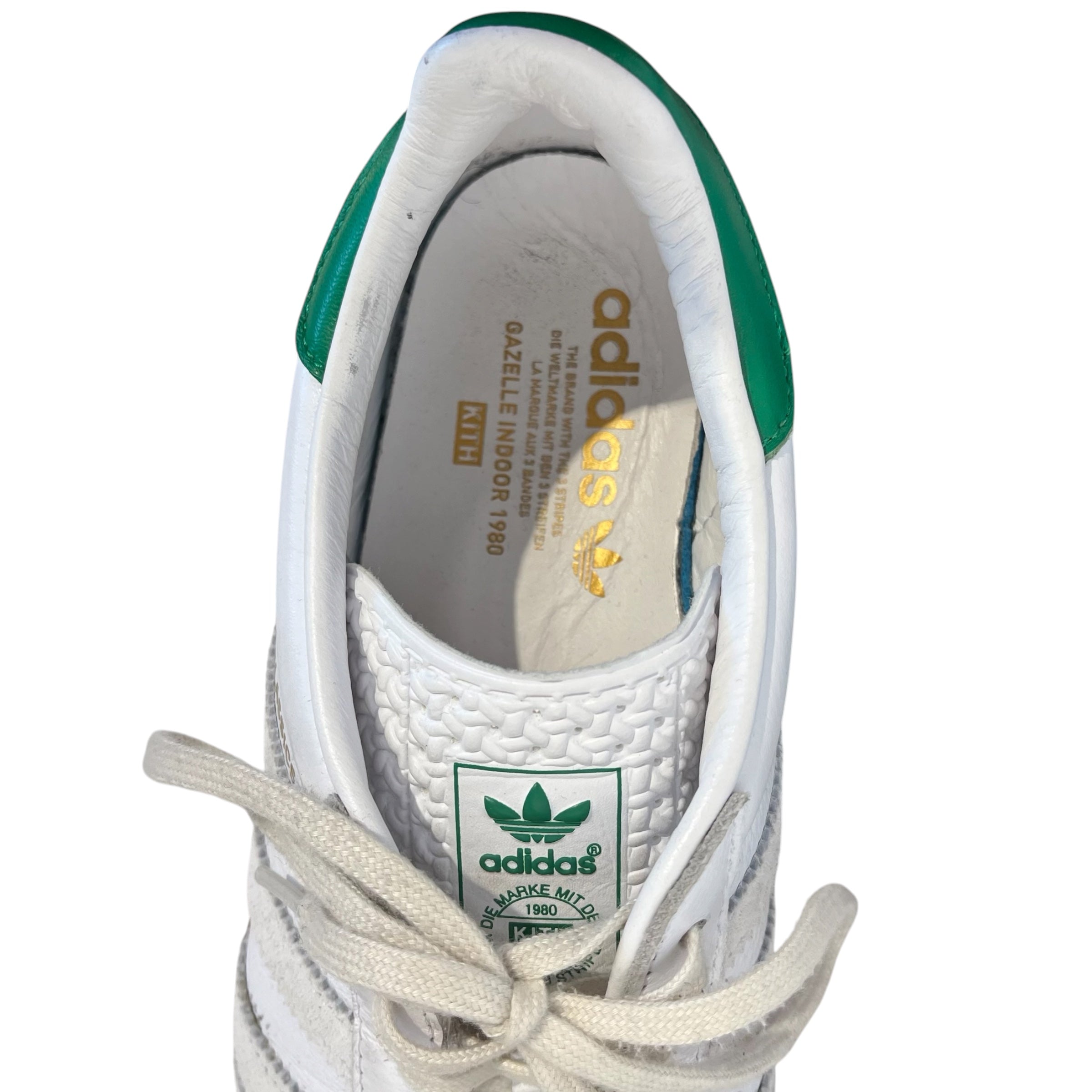 adidas/Low-Sneakers/US 8.5/Leather/WHT/KITH CLASSICS SAMBA'S view 3