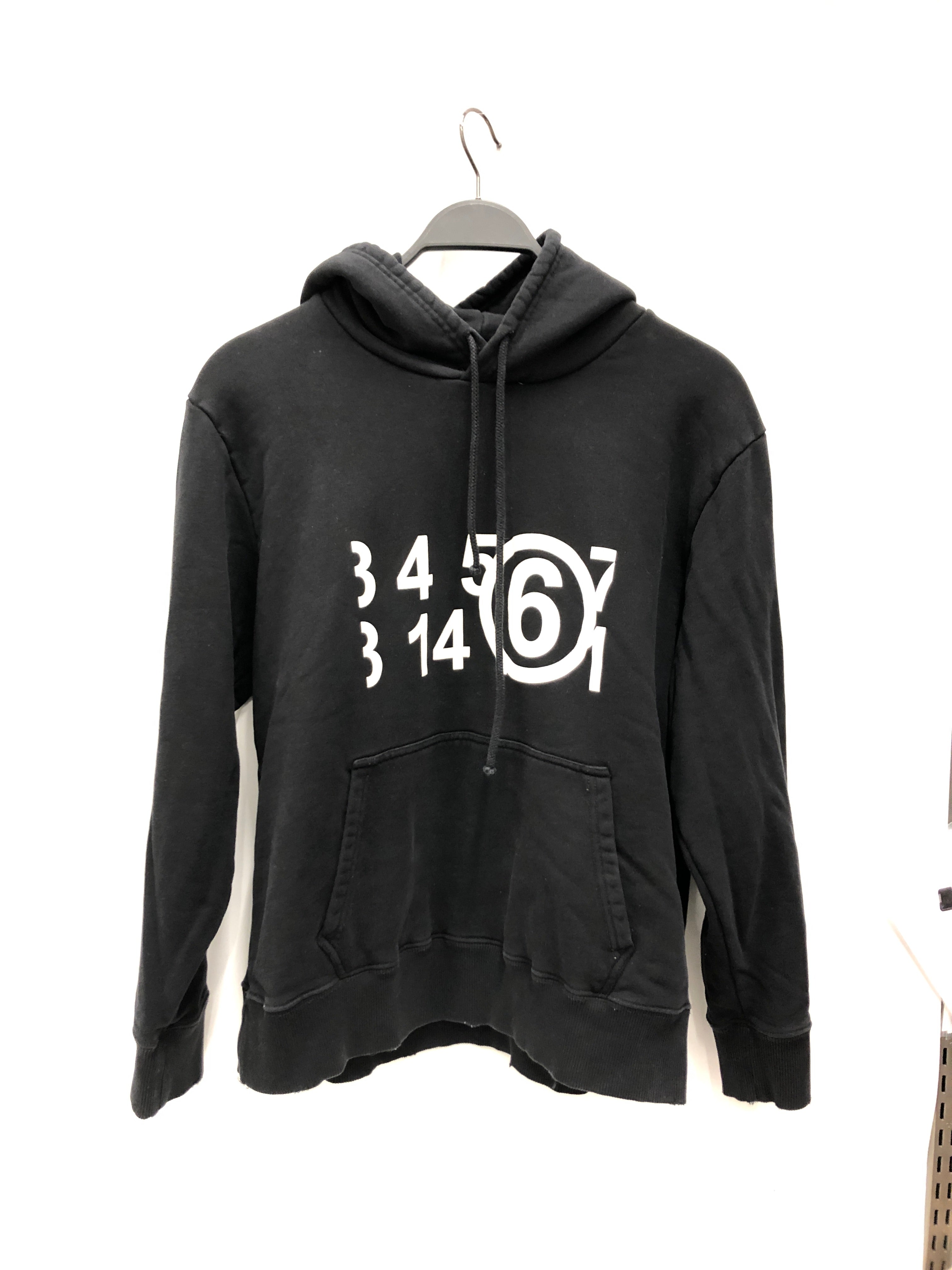 MM6/Hoodie/S/Cotton/BLK/Number Print Hoodie view 1