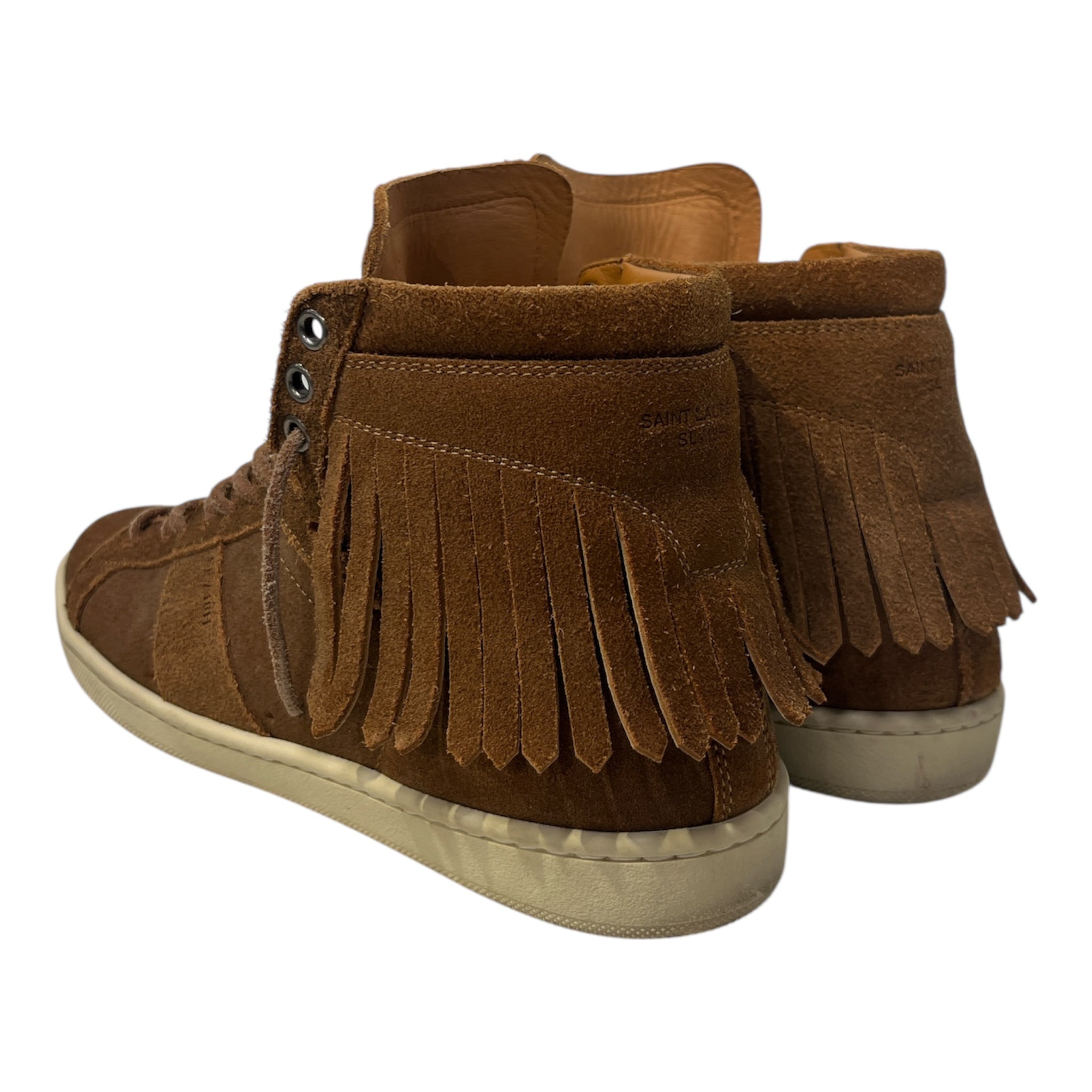 SAINT LAURENT/Hi-Sneakers/US 6.5/Suede/CML/SL/18H FRINGE view 2