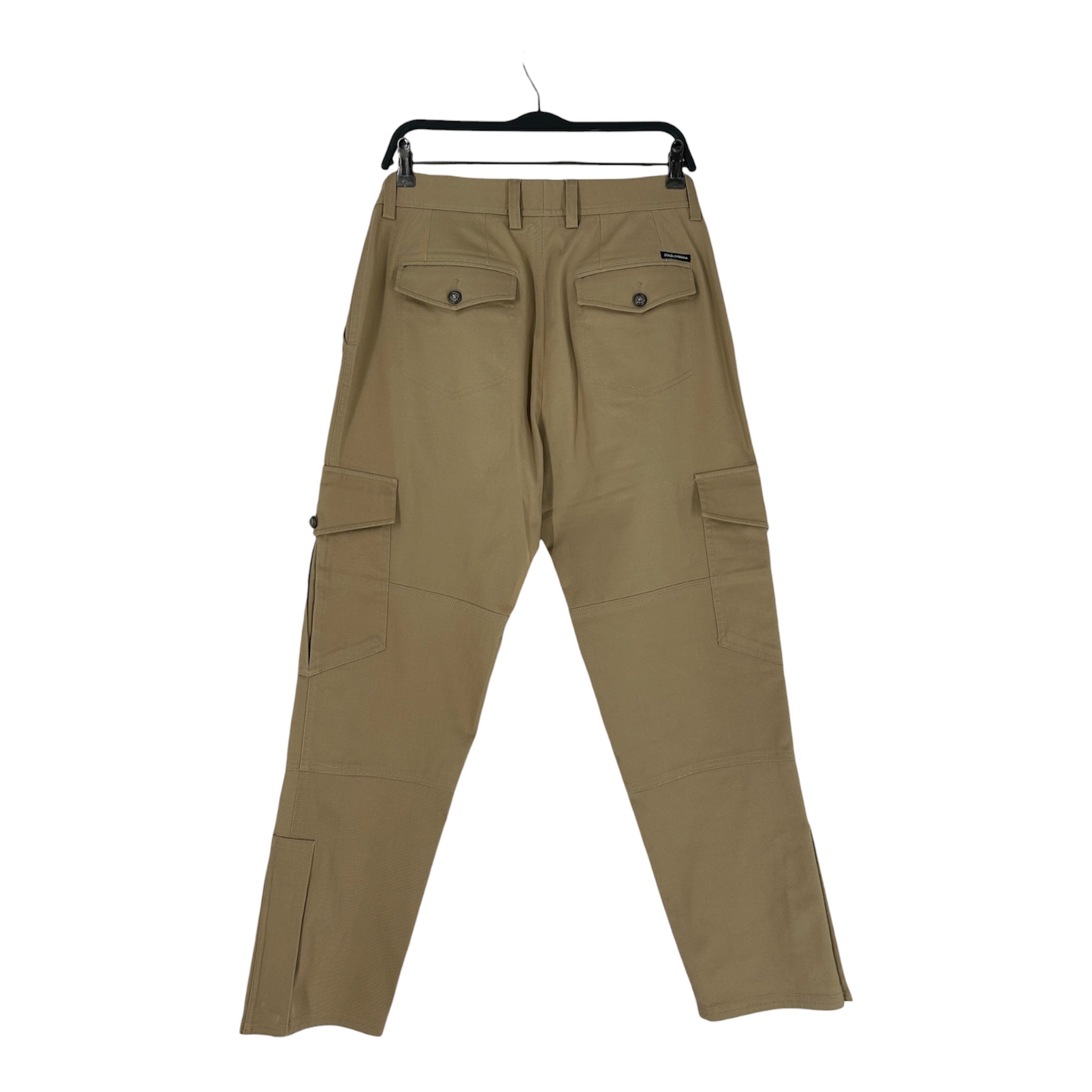 DOLCE&GABBANA/Cargo Pants/44/Cotton/BEG/CROWN BUTTONS view 2