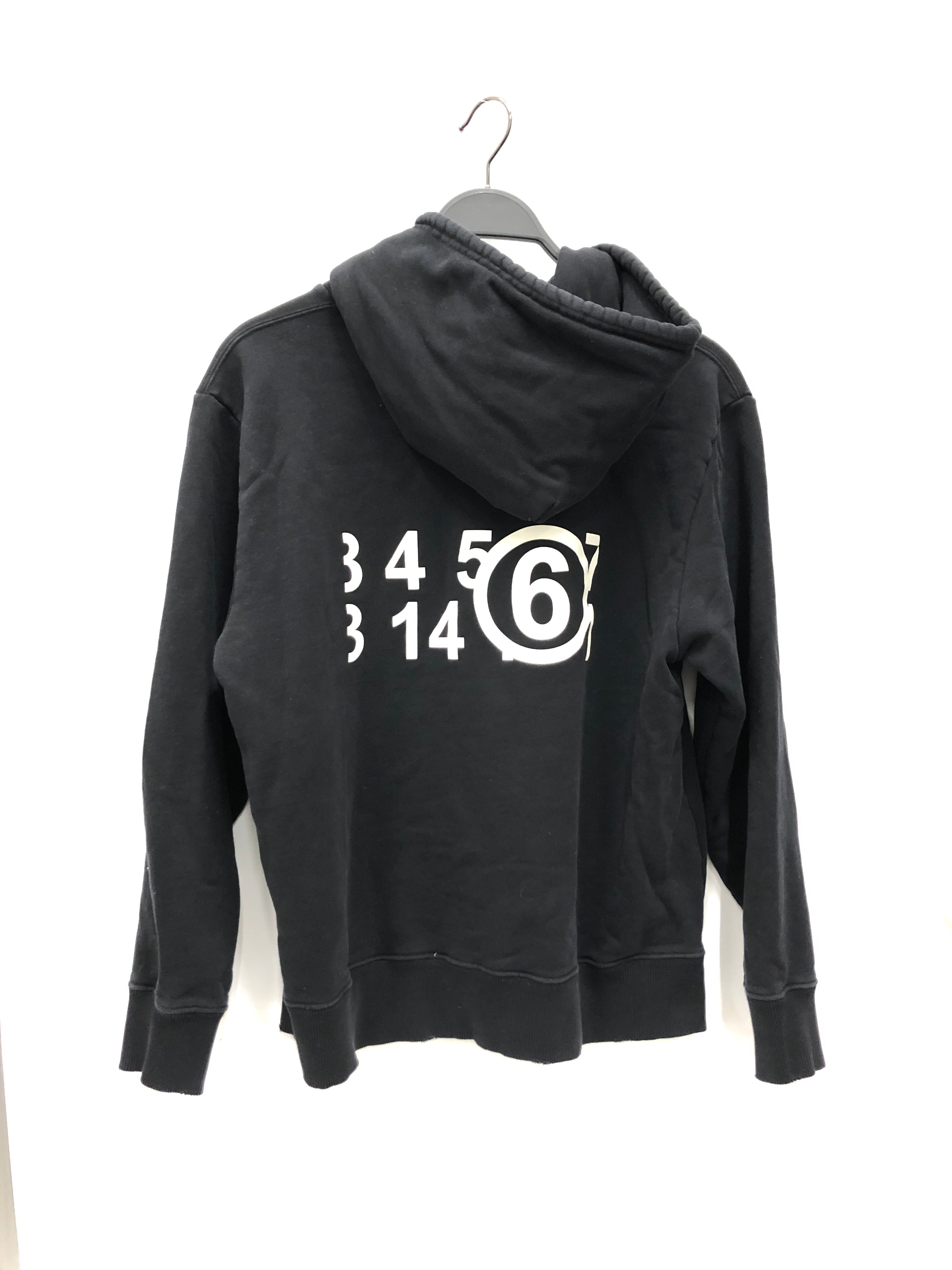 MM6/Hoodie/S/Cotton/BLK/Number Print Hoodie view 2