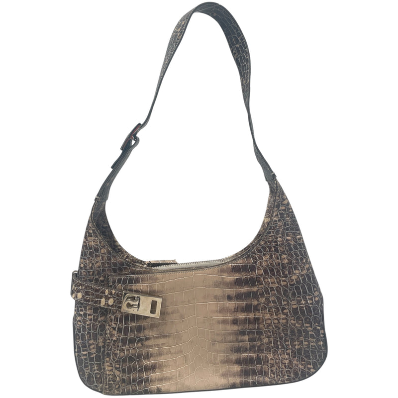 Salvatore Ferragamo/Hand Bag/Animal Pattern/Leather/MLT/Snakeskin Handbag