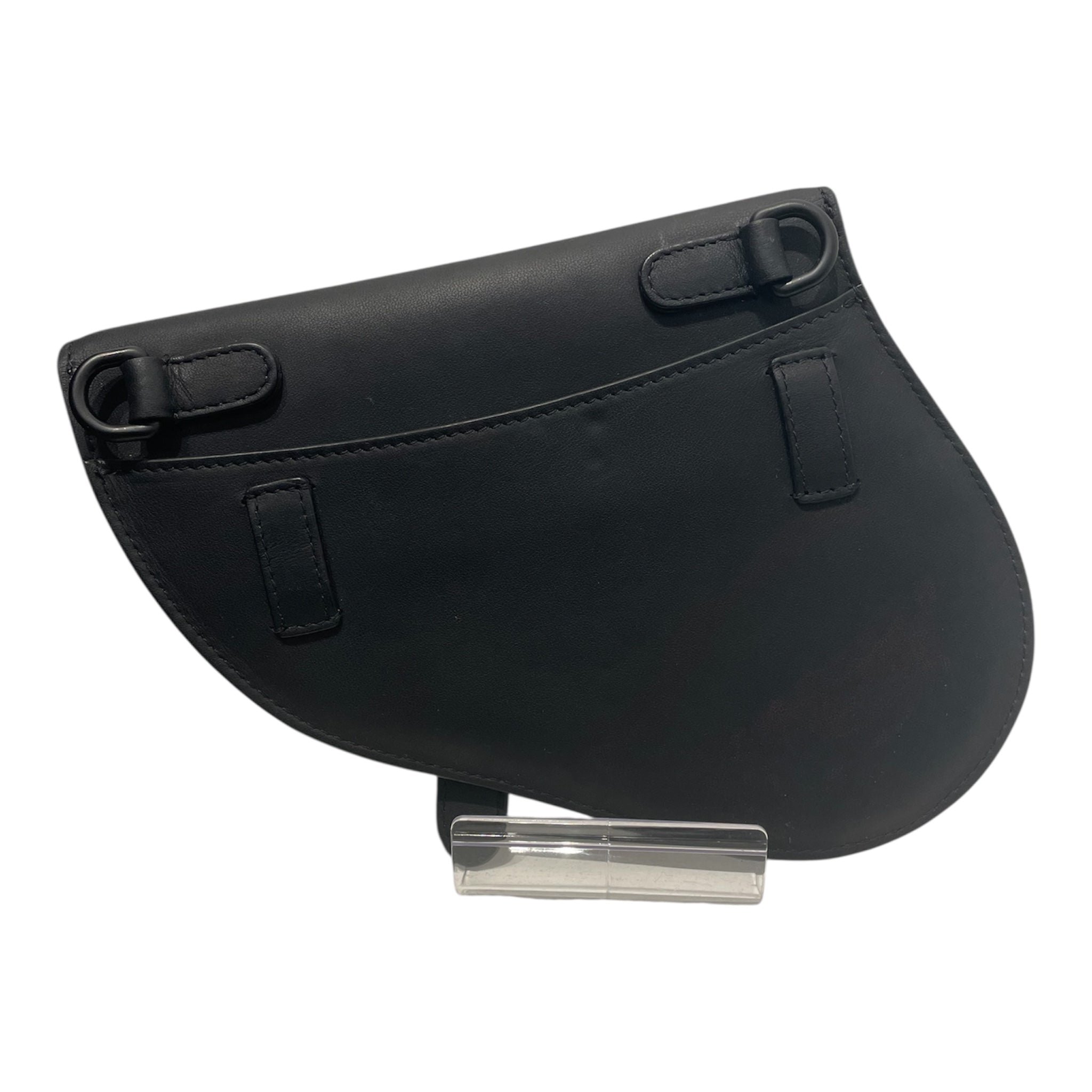 Christian Dior/Cross Body Bag/Leather/BLK/MATTE CROSSBODY D NO STRAP view 2