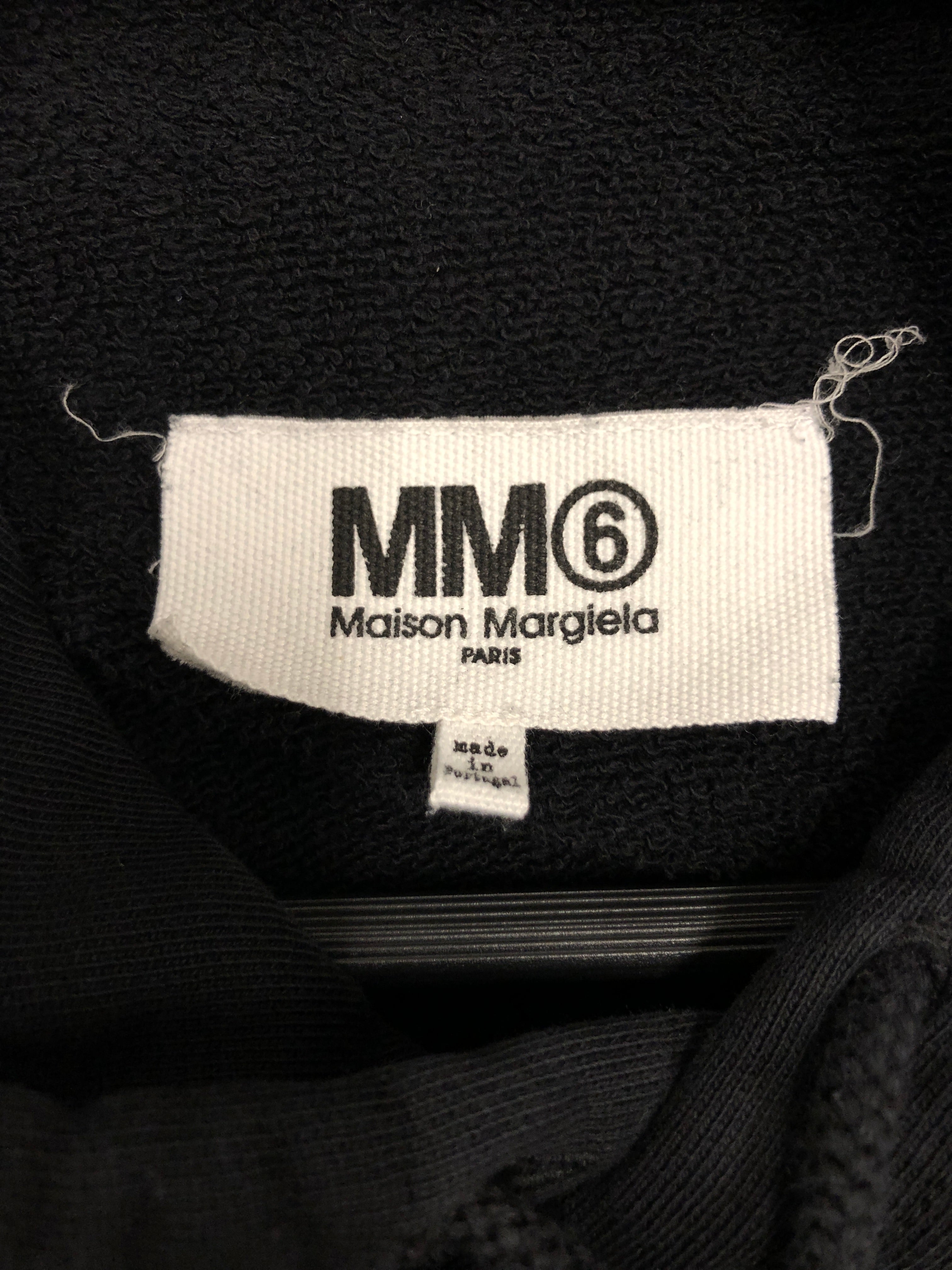 MM6/Hoodie/S/Cotton/BLK/Number Print Hoodie view 3