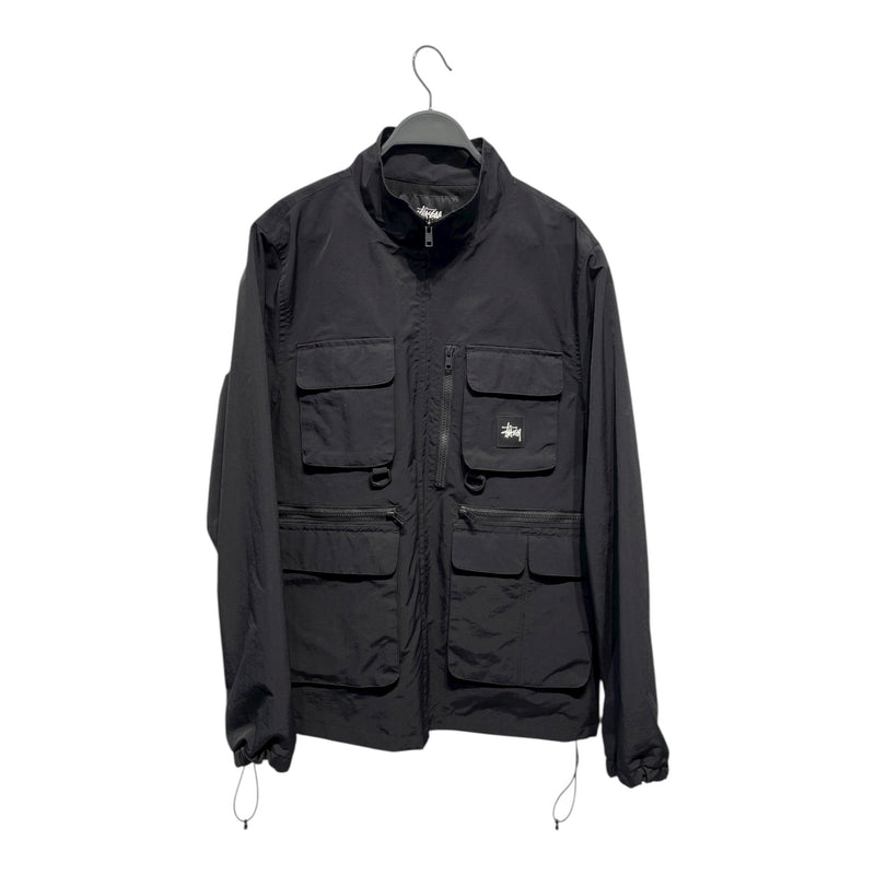 STUSSY/Jacket/S/Nylon/BLK/Black Utility Jacket