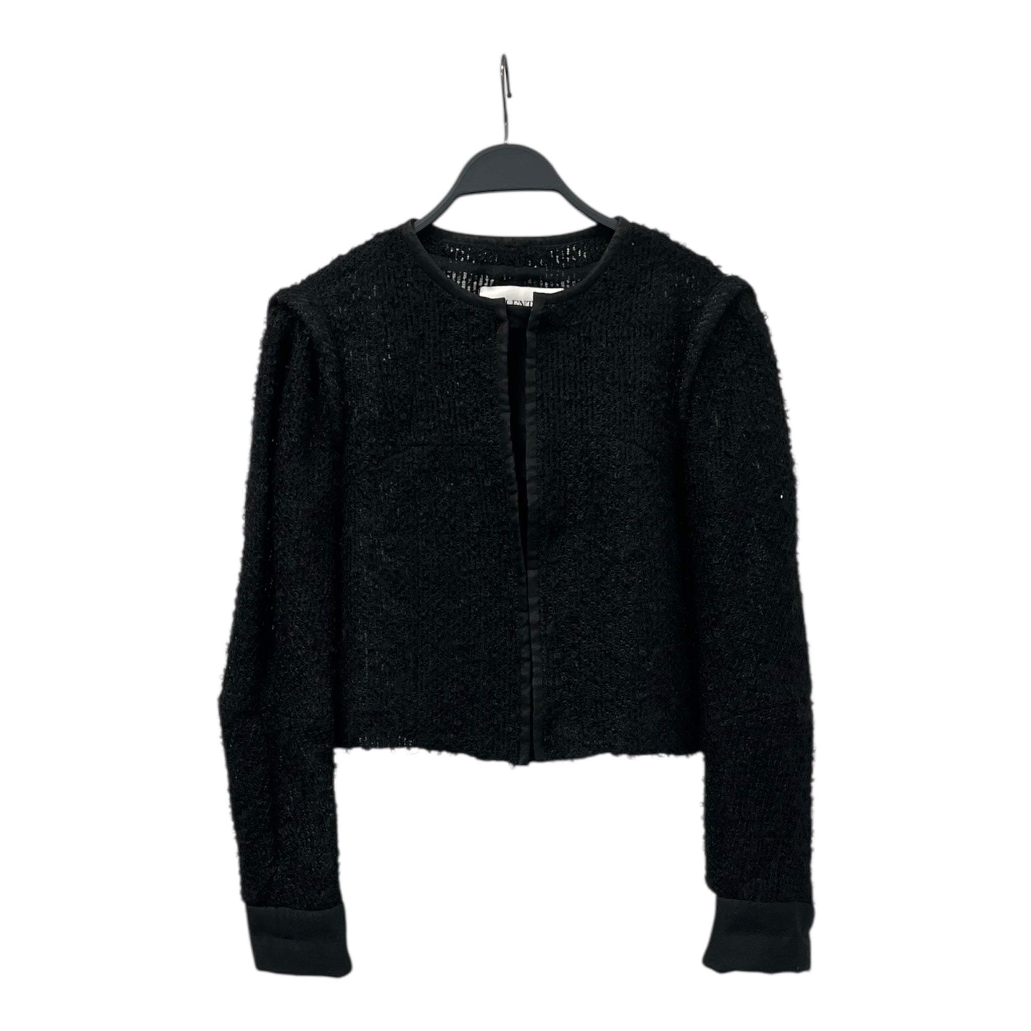 VALENTINO/Blouson/6/Mohair/BLK/SHINE TRIM TWEED JACKET view 1