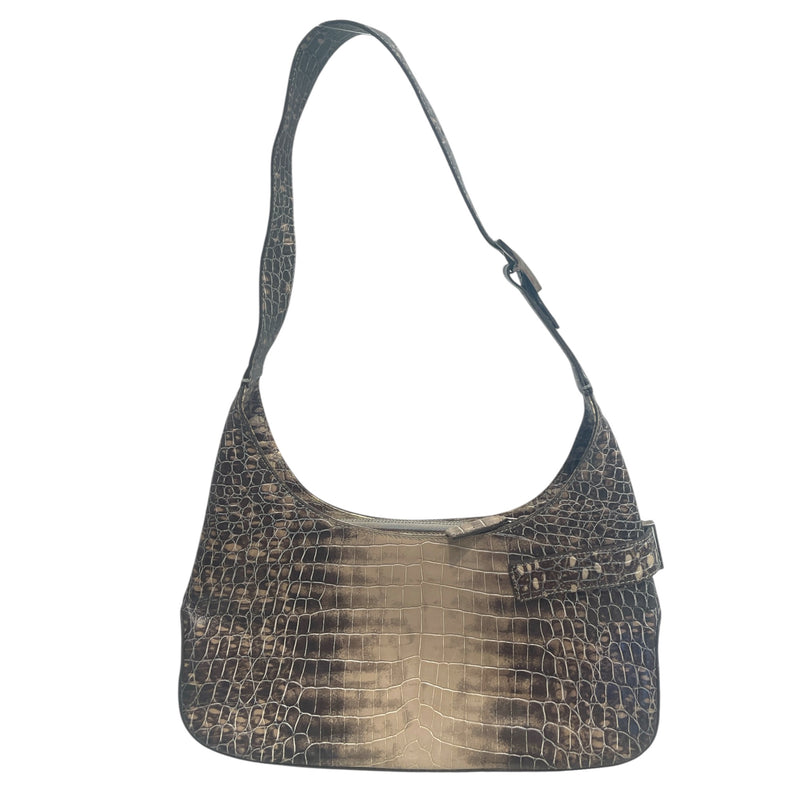 Salvatore Ferragamo/Hand Bag/Animal Pattern/Leather/MLT/Snakeskin Handbag