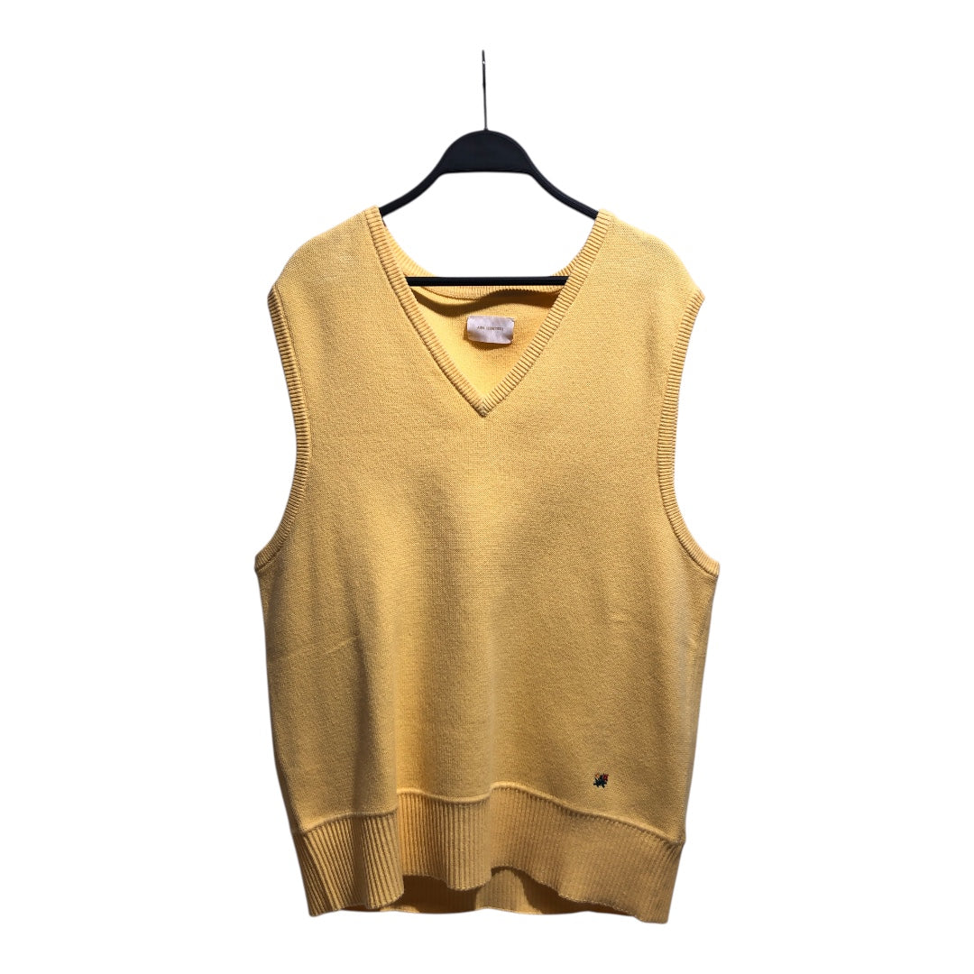 AIME LEON DORE/HeavyKnit Vest/O/S/Cotton/YEL/ view 1