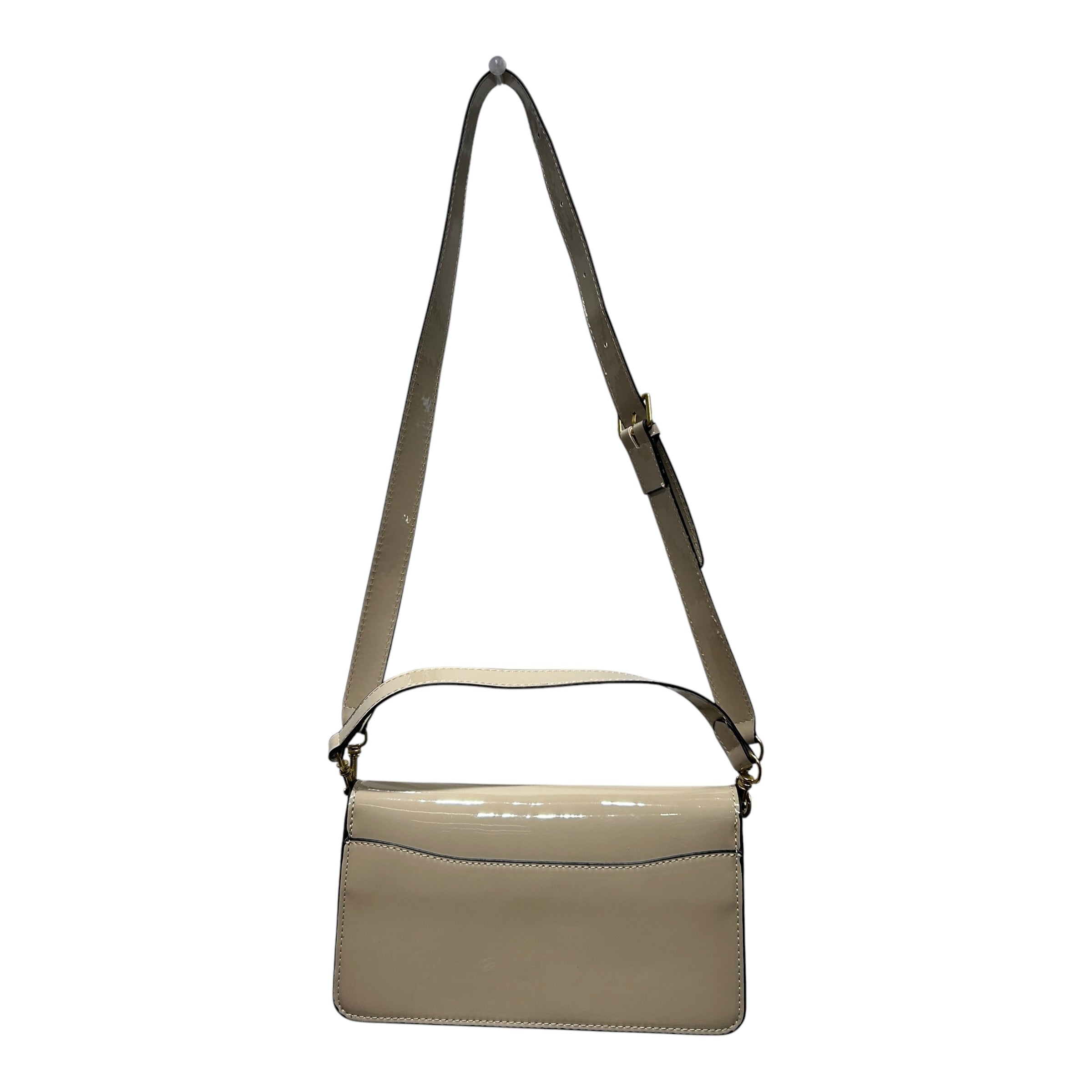 COACH/Cross Body Bag/BEG/PATENT LEATH GLD HRDWRE view 2