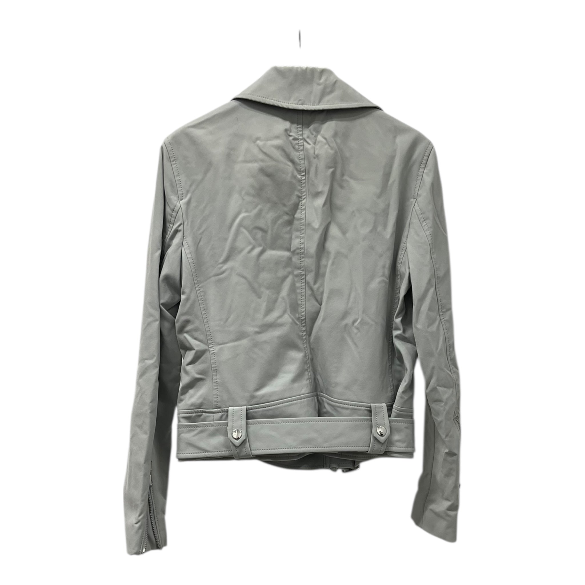 Club Monaco/Leather Jkt/M/Lambskin/GRY/RACER JACKET view 2