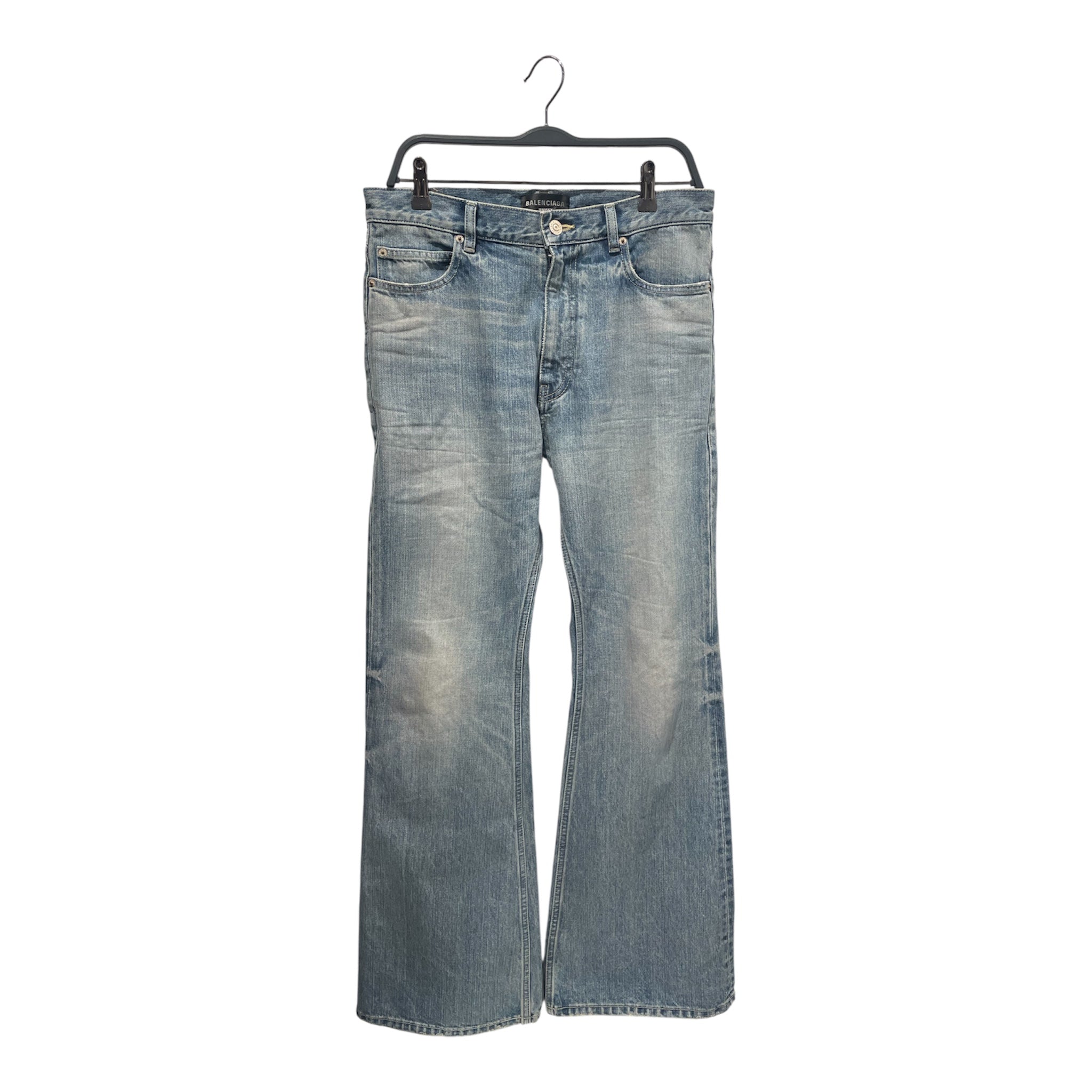 BALENCIAGA/Straight Pants/XS/Denim/IDG/LGHT WASH FLARE DENIM view 1