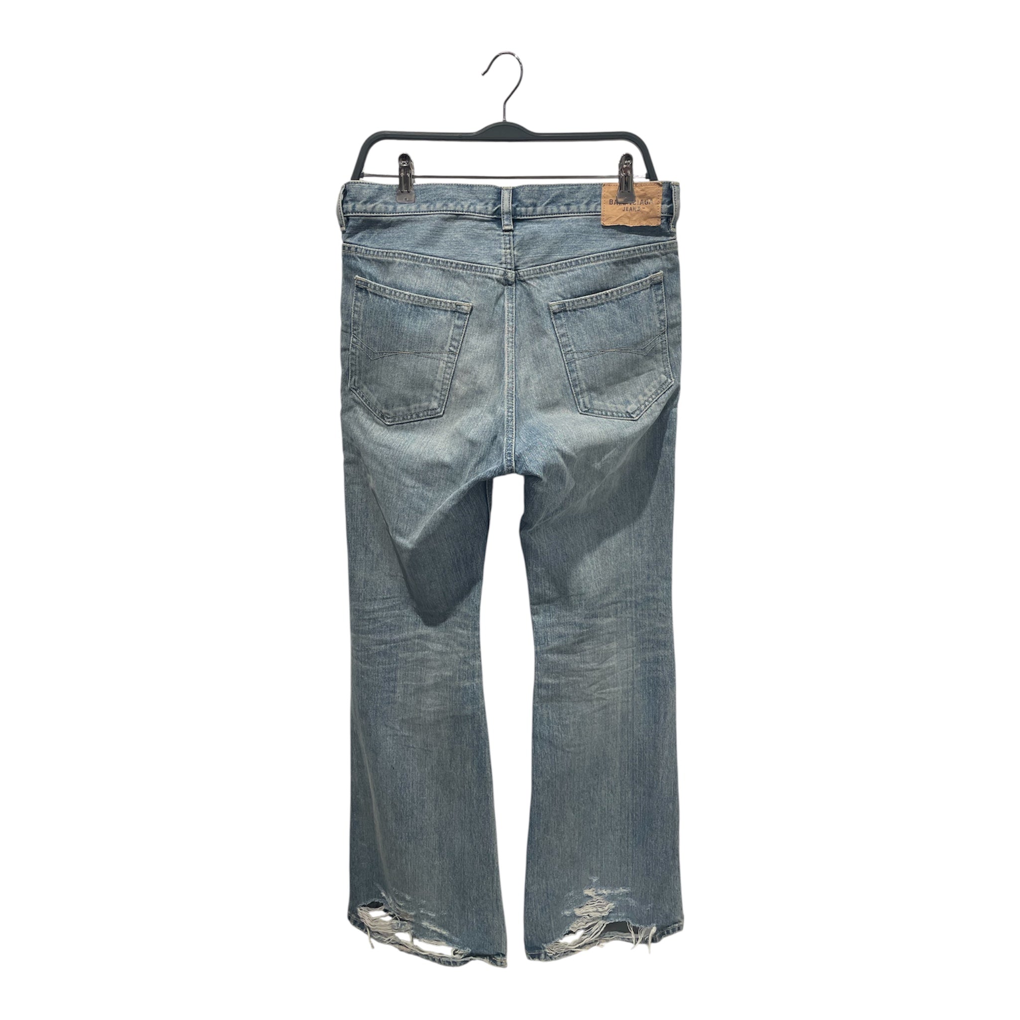 BALENCIAGA/Straight Pants/XS/Denim/IDG/LGHT WASH FLARE DENIM view 2
