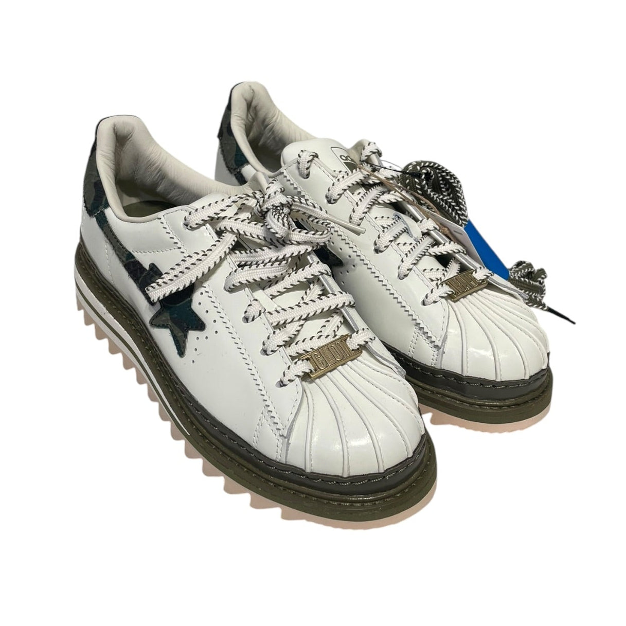 adidas/Low-Sneakers/US 6/Leather/WHT/CLOT X ADIDAS view 1