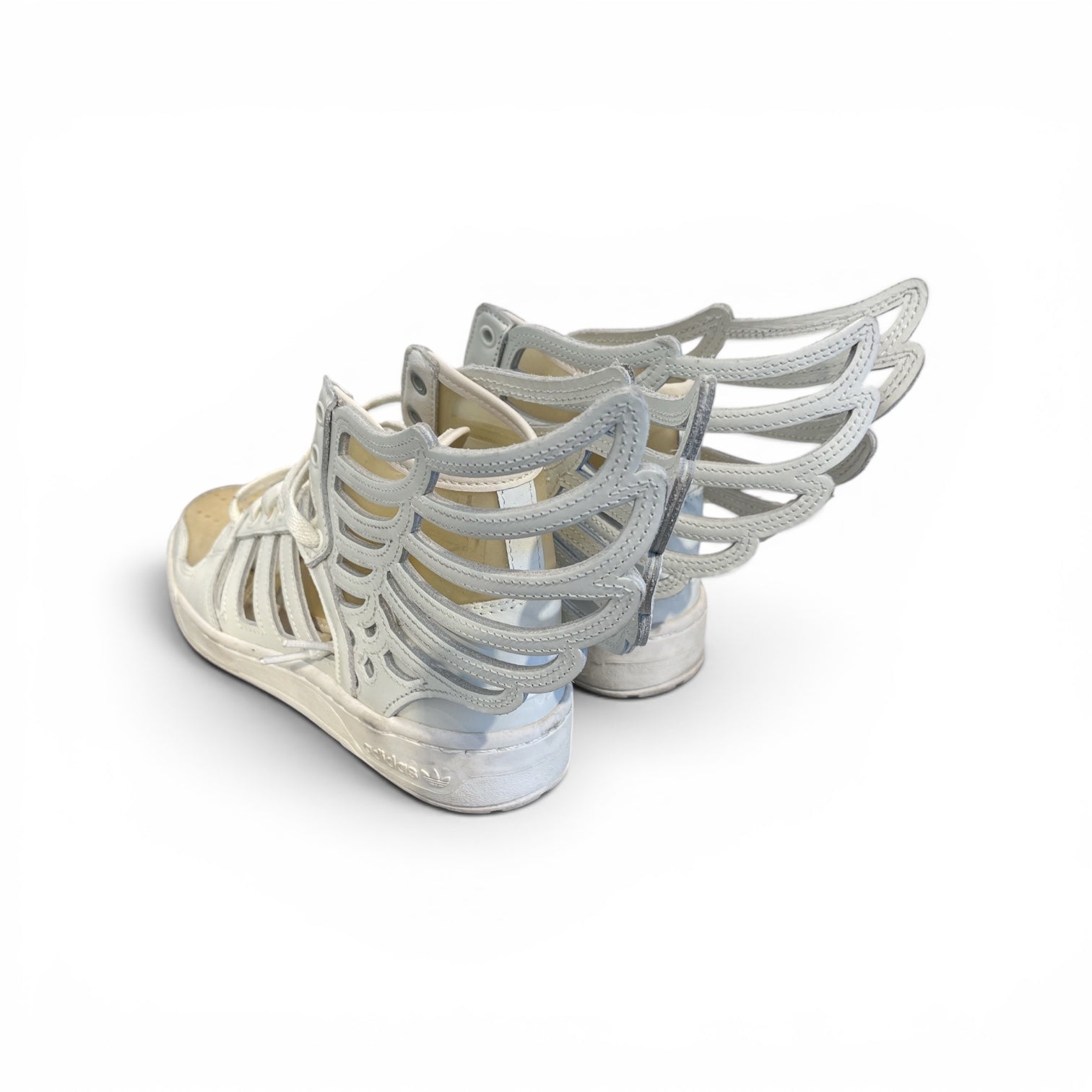 JEREMY SCOTT/Hi-Sneakers/US 6.5/Leather/WHT/WINGS view 2