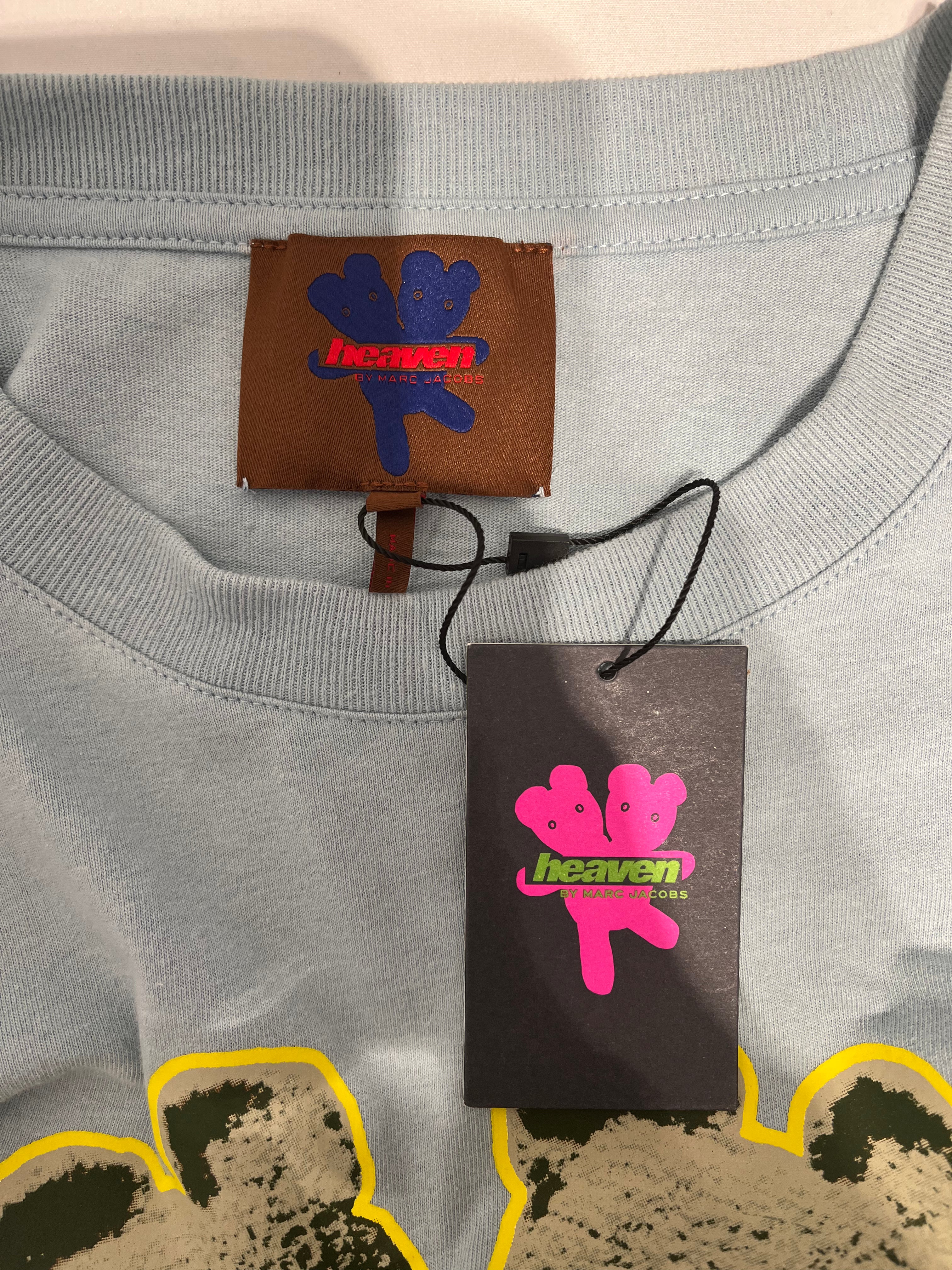 Heaven By Marc Jacobs/T-Shirt/L/Cotton/YEL/Graphic/double headed teddy bear view 3
