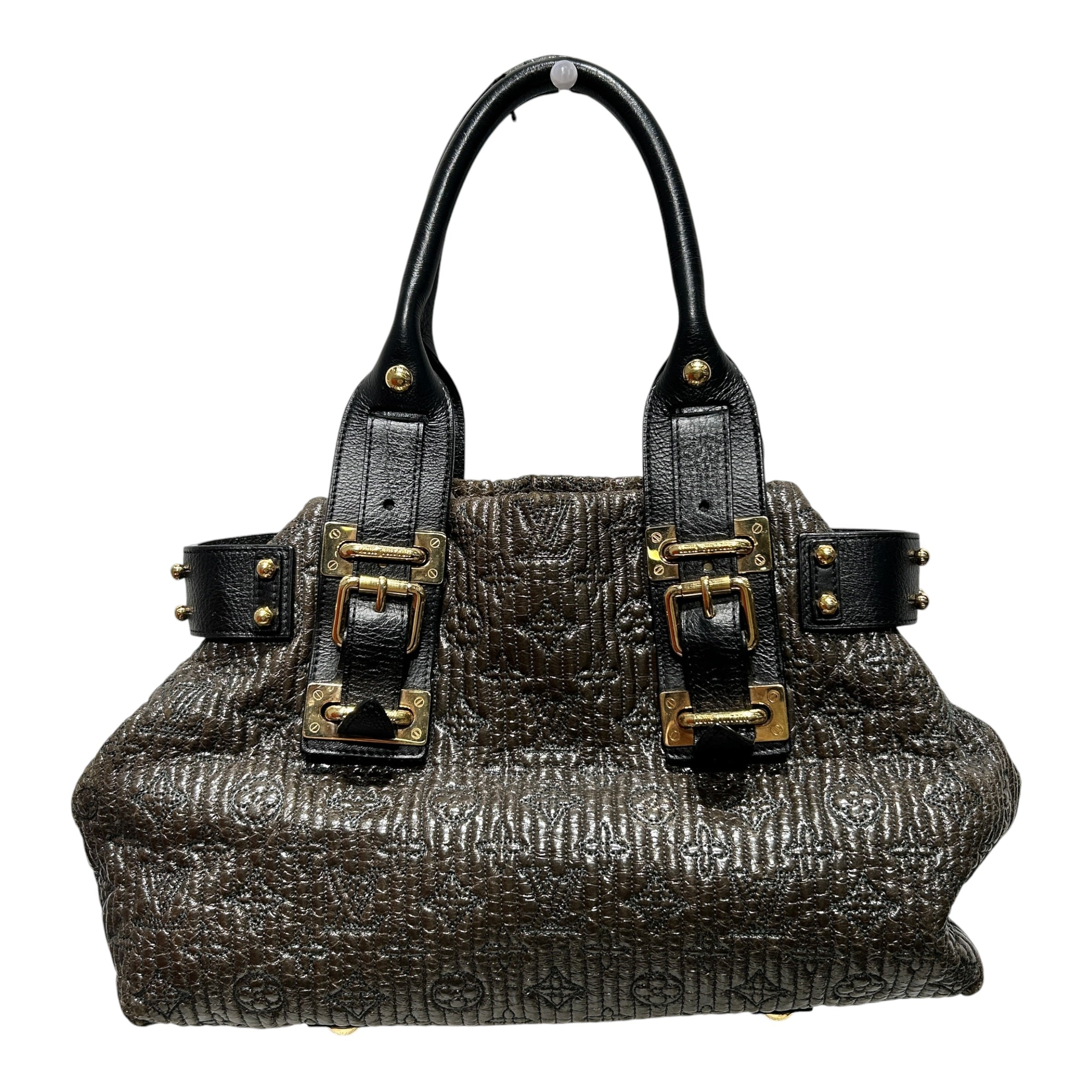 LOUIS VUITTON/Hand Bag/Monogram/Leather/BRW/MOTARD BIKER HAND BAG view 1