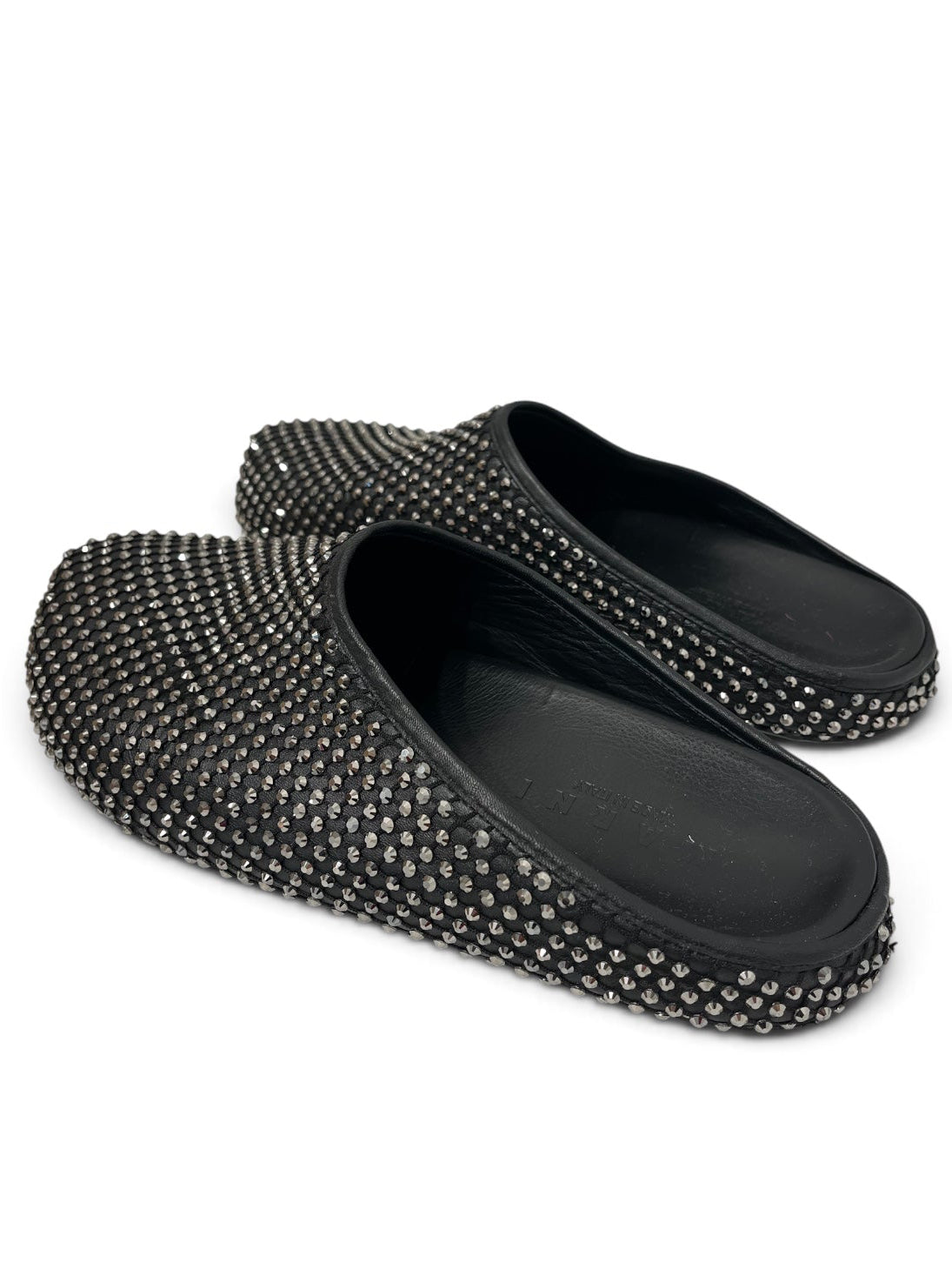 MARNI/Sandals/EU 43/Leather/BLK/CRYSTAL NET SANDALS view 2