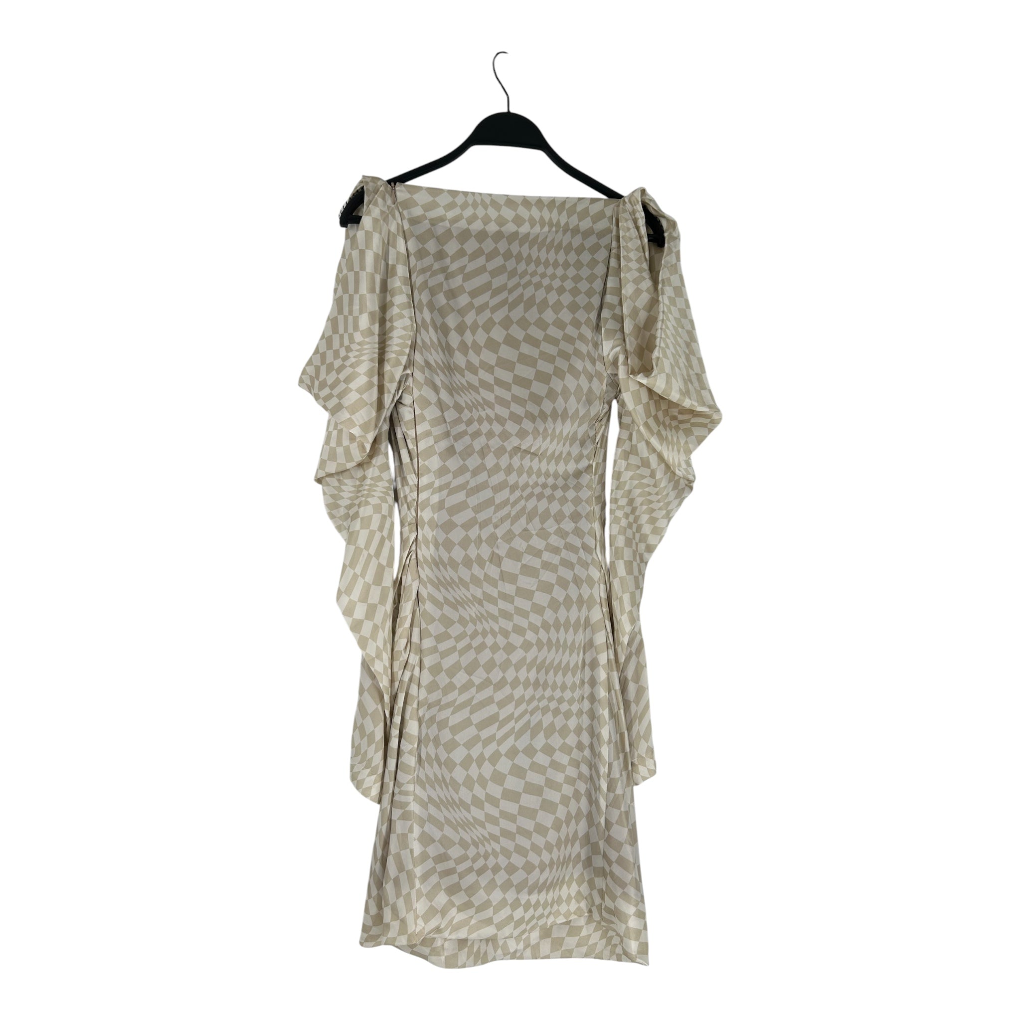 Vivienne Westwood/Shirt Dress/40/All Over Print/Silk/BEG/W0041 NEW VIRGINIA view 2