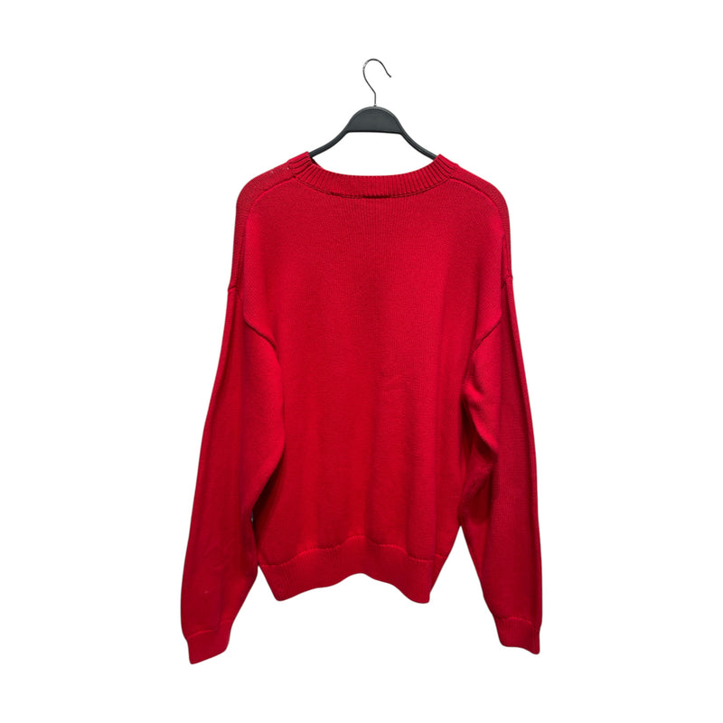 KITH/Heavy Cardigan/L/Graphic/Cotton/RED/bmw x kith E30