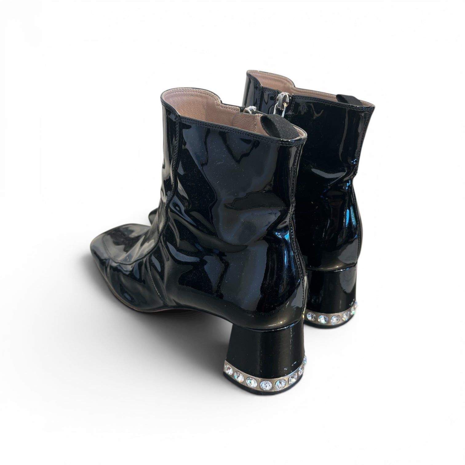 MIU MIU/Boots/BLK/CRYSTAL BOOTS view 2