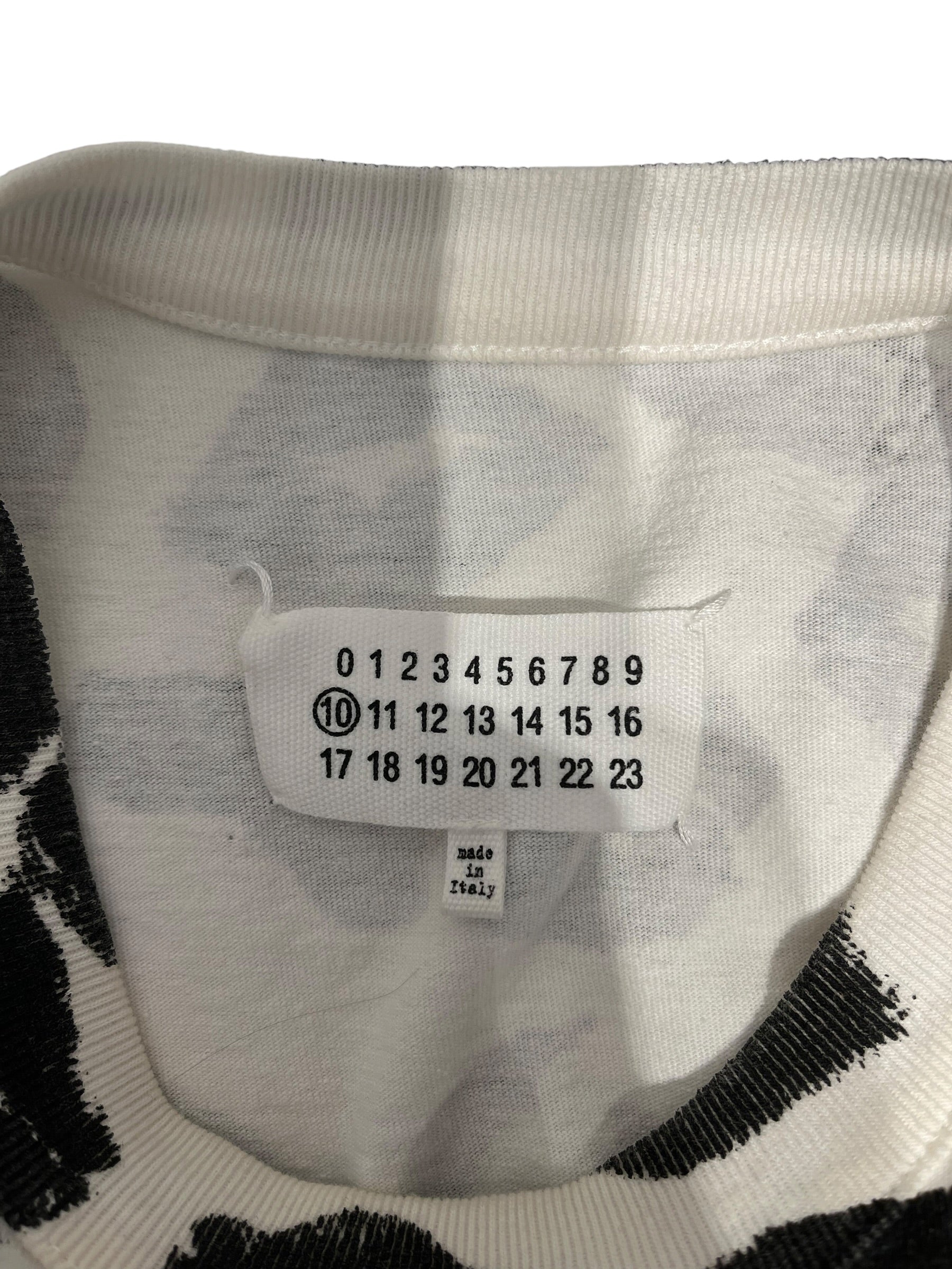Maison Margiela/T-Shirt/46/Cotton/WHT/All Over Print/KISSES view 3
